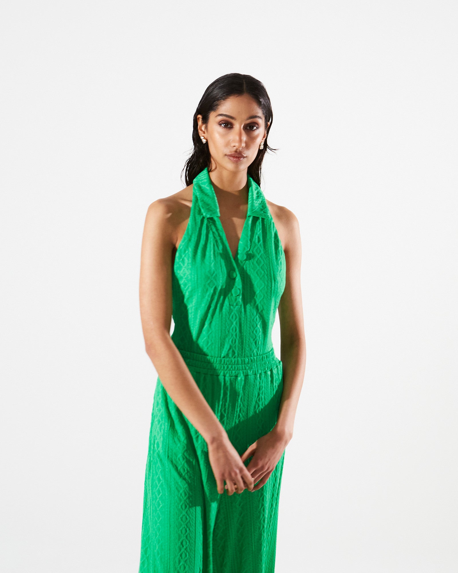 Eloise knitted green pants