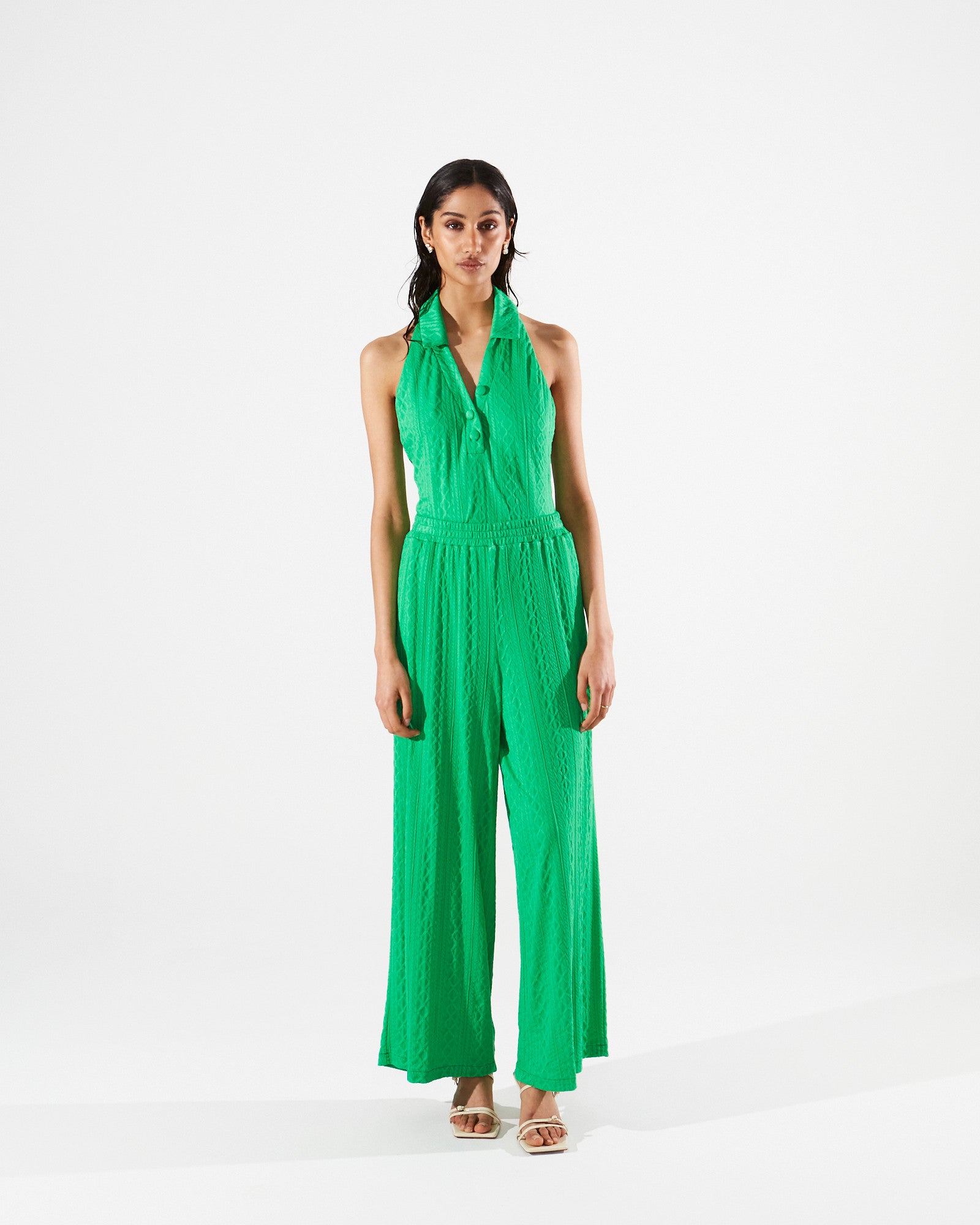 Eloise knitted green pants