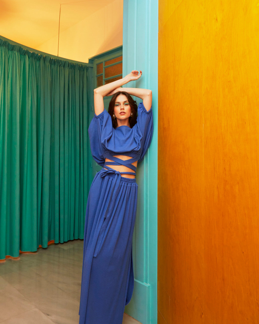 Virginia blue skirt