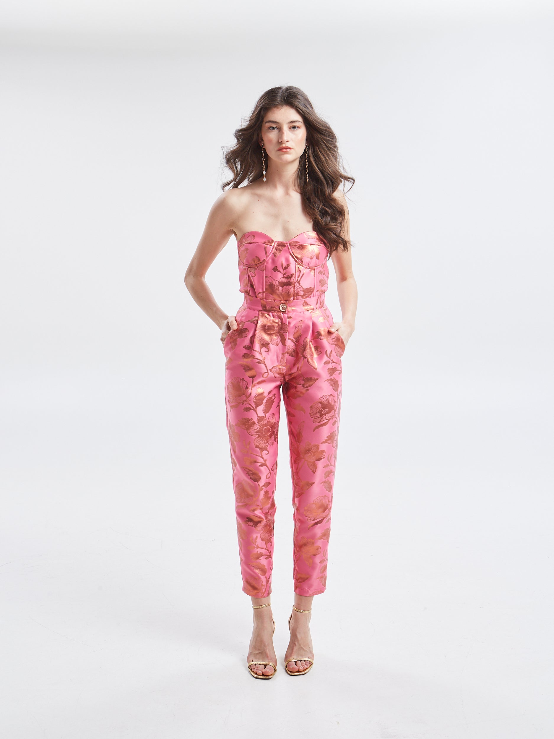 Solene brocade pants