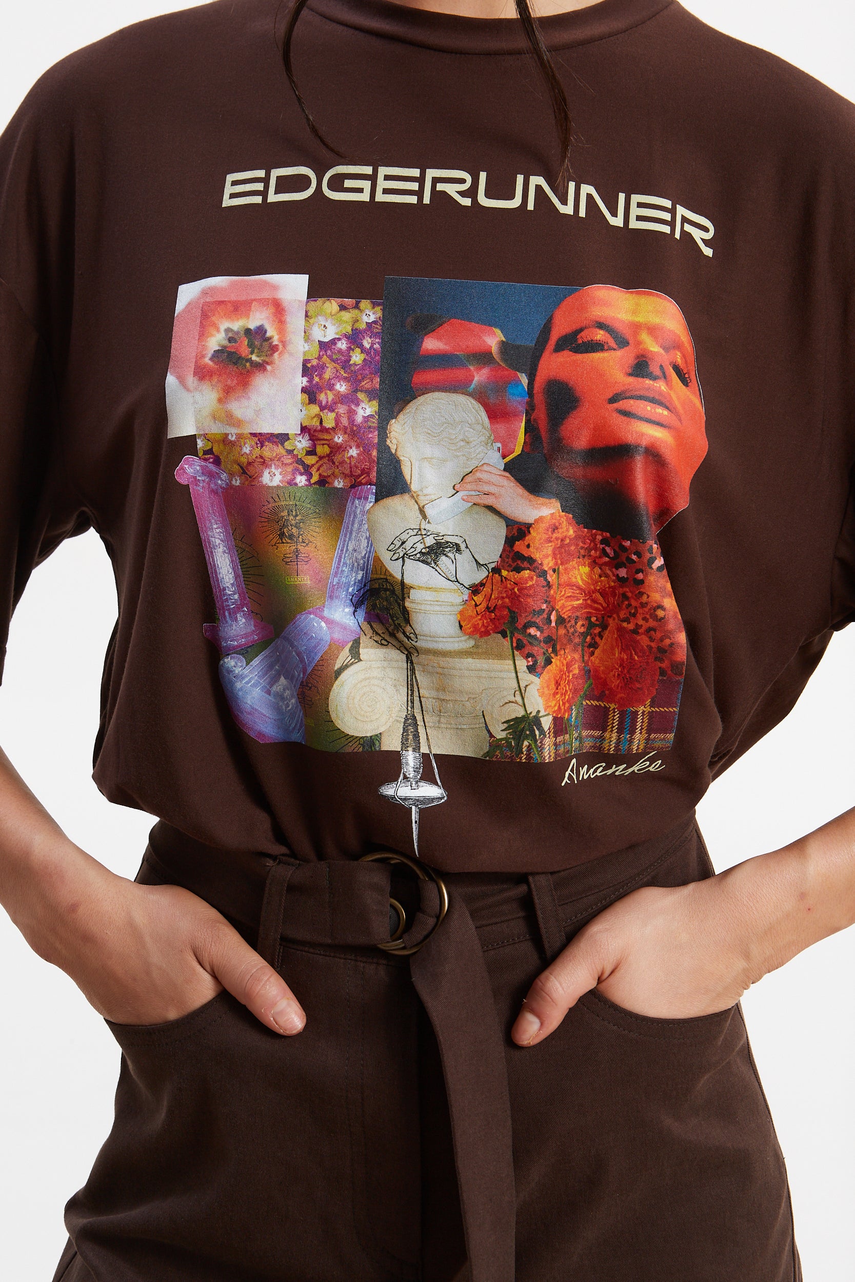 Edgerunner brown t-shirt