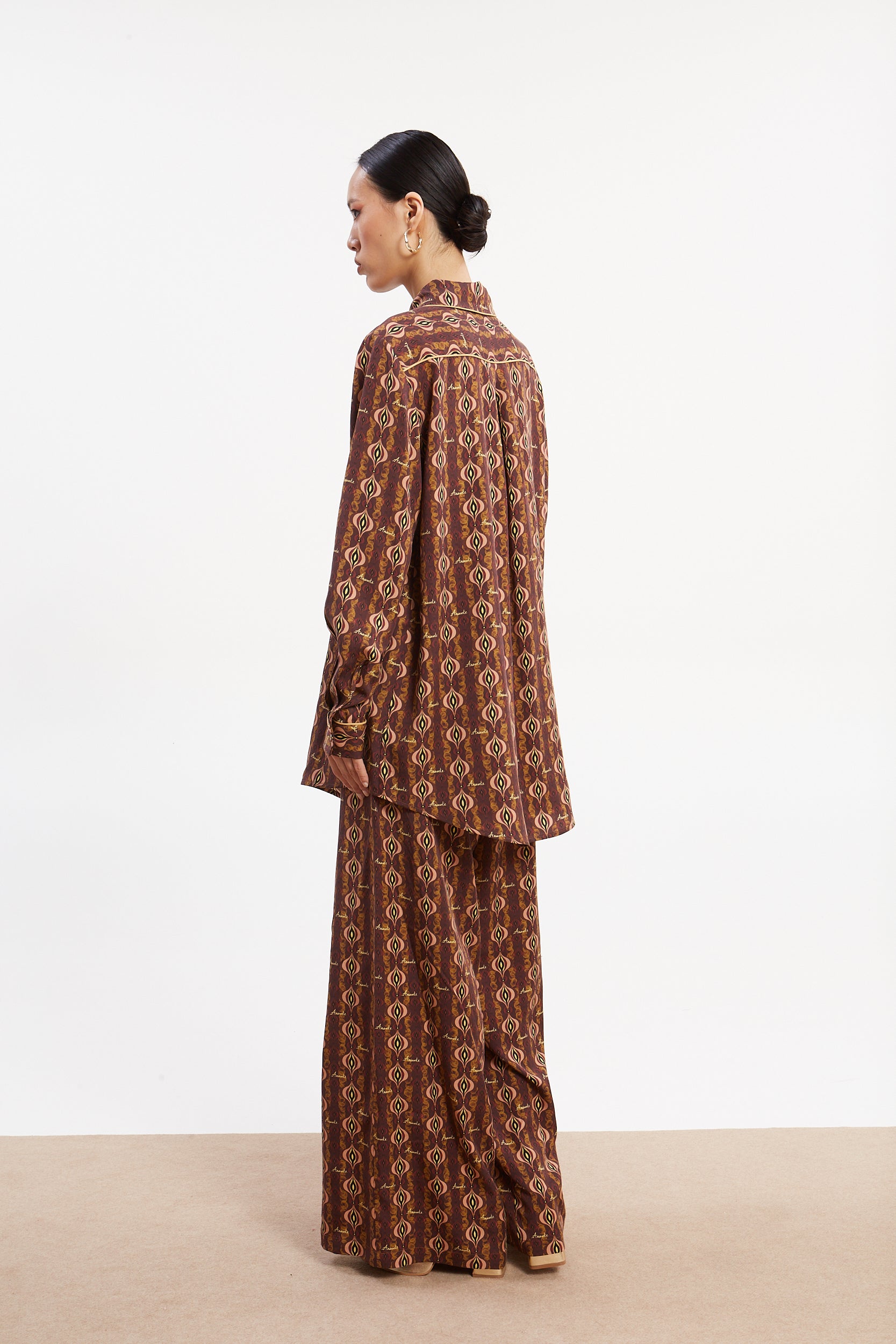 Frida tencel printed pants