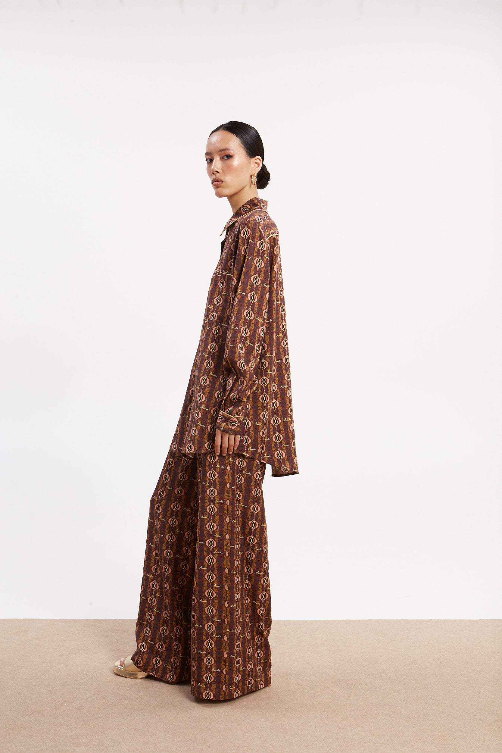 Frida tencel printed pants