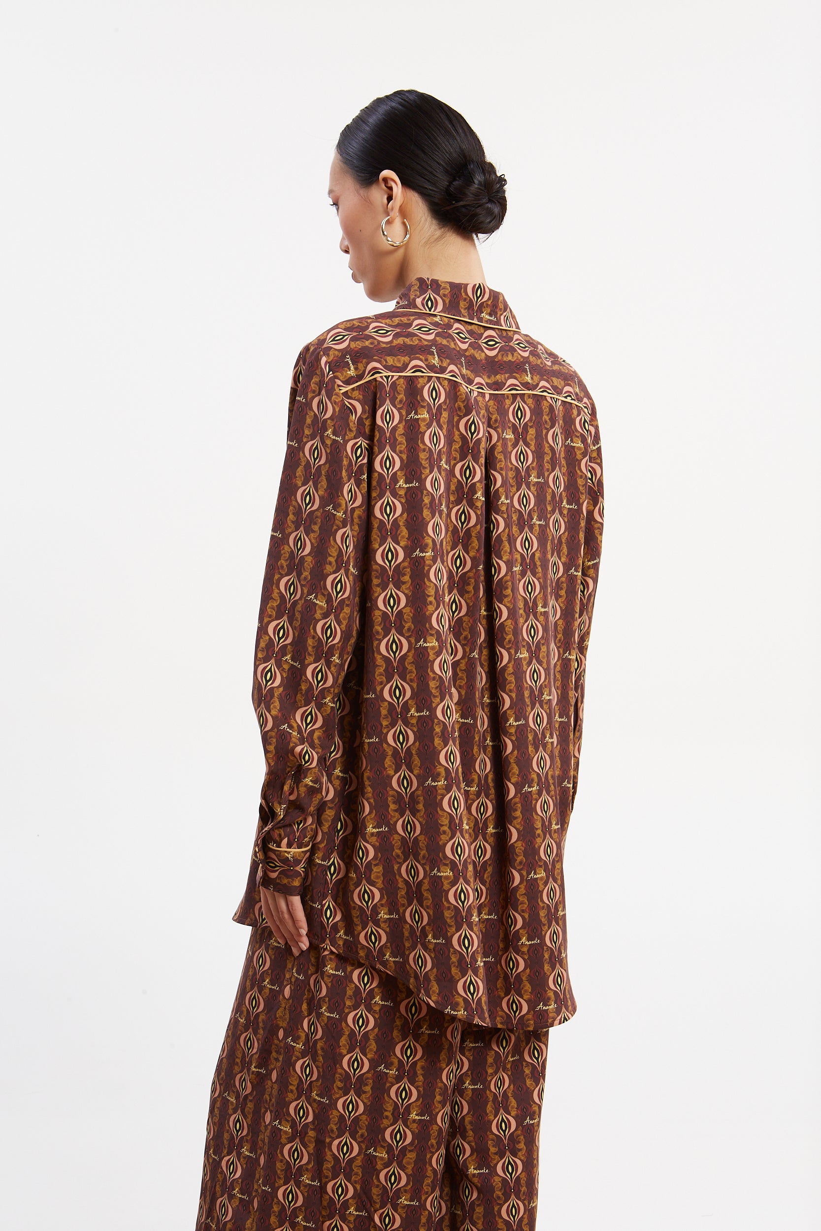 Frida tencel printed shirt