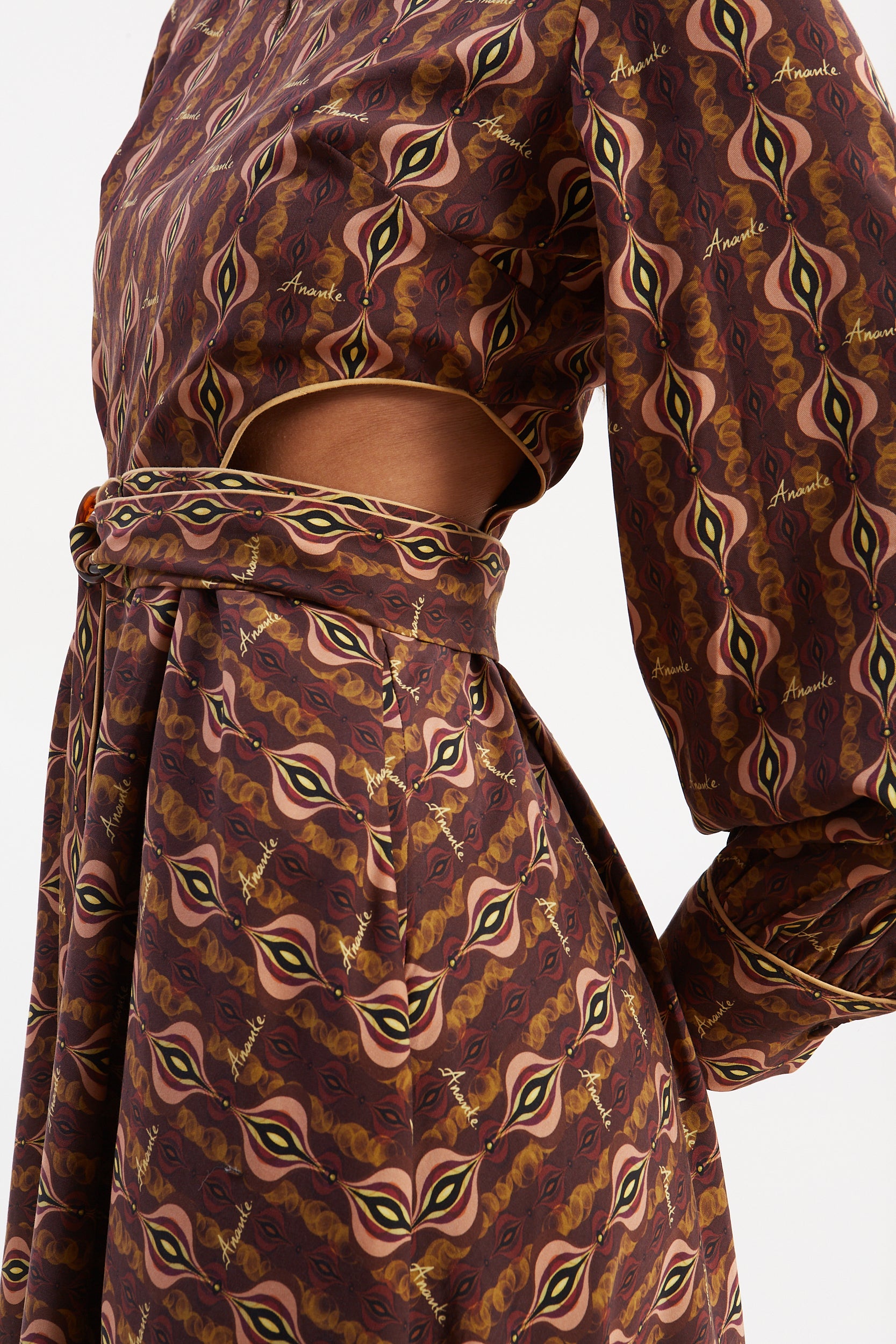 Frida tencel cut out dress