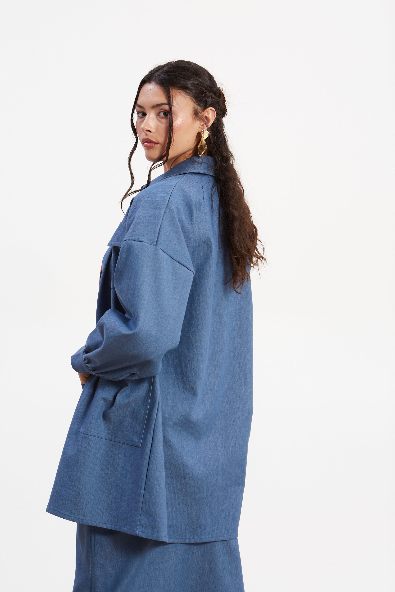 Zora denim overshirt
