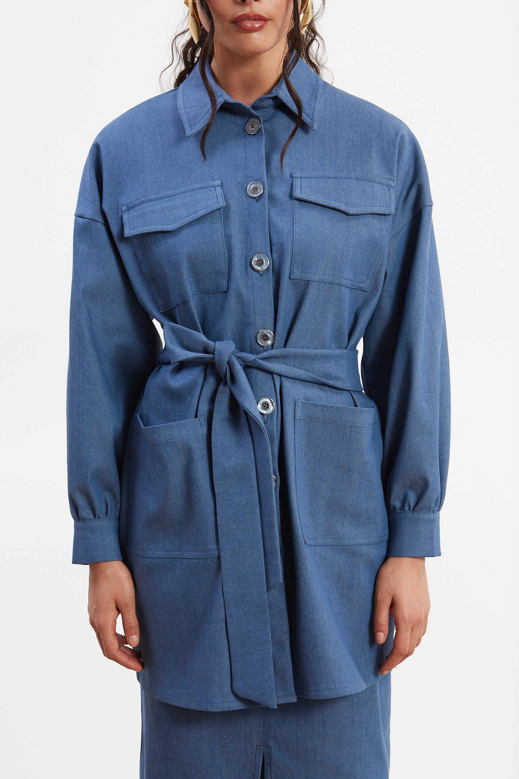 Zora denim overshirt