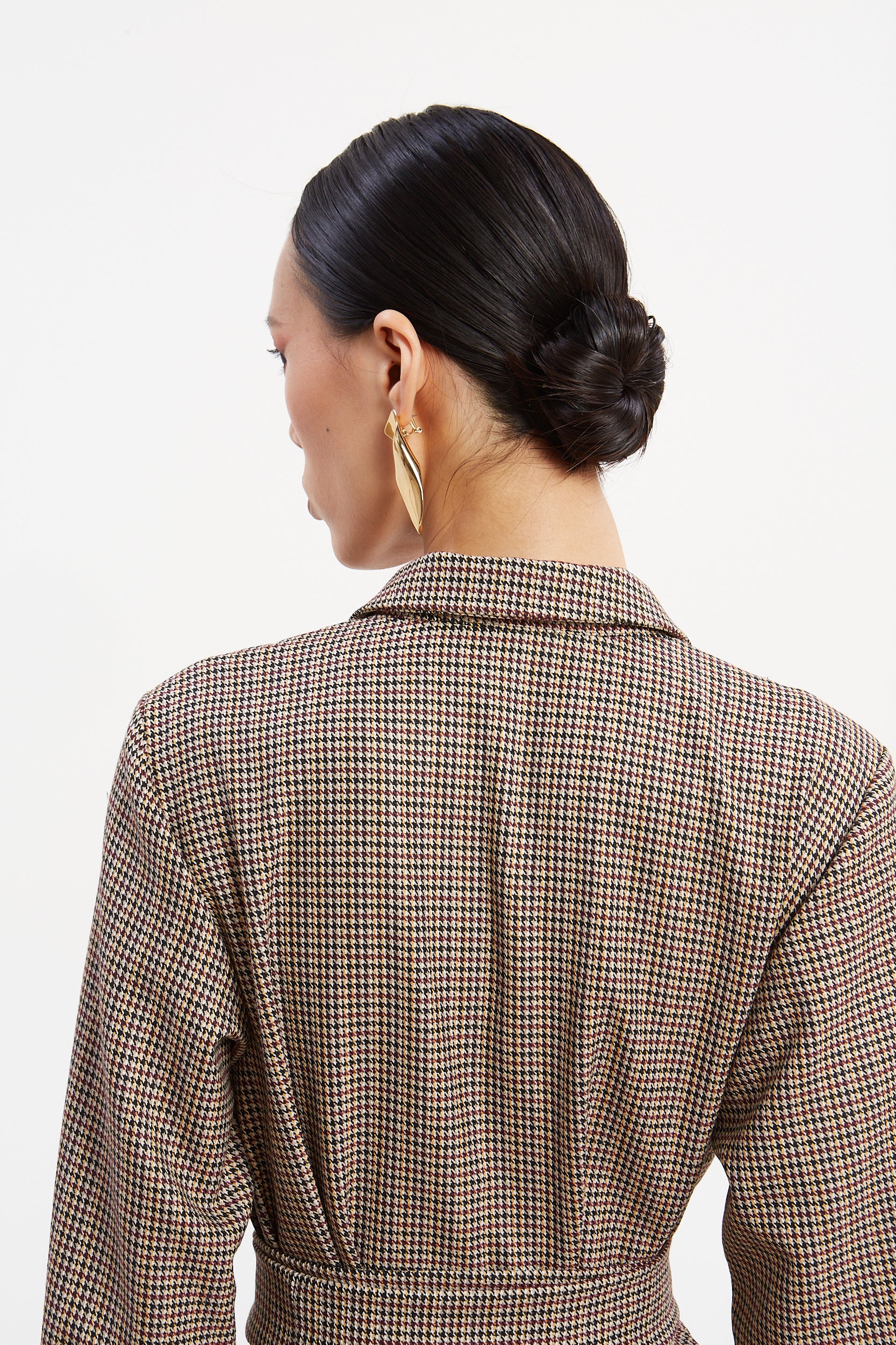 Victoria pied de poule shirtdress