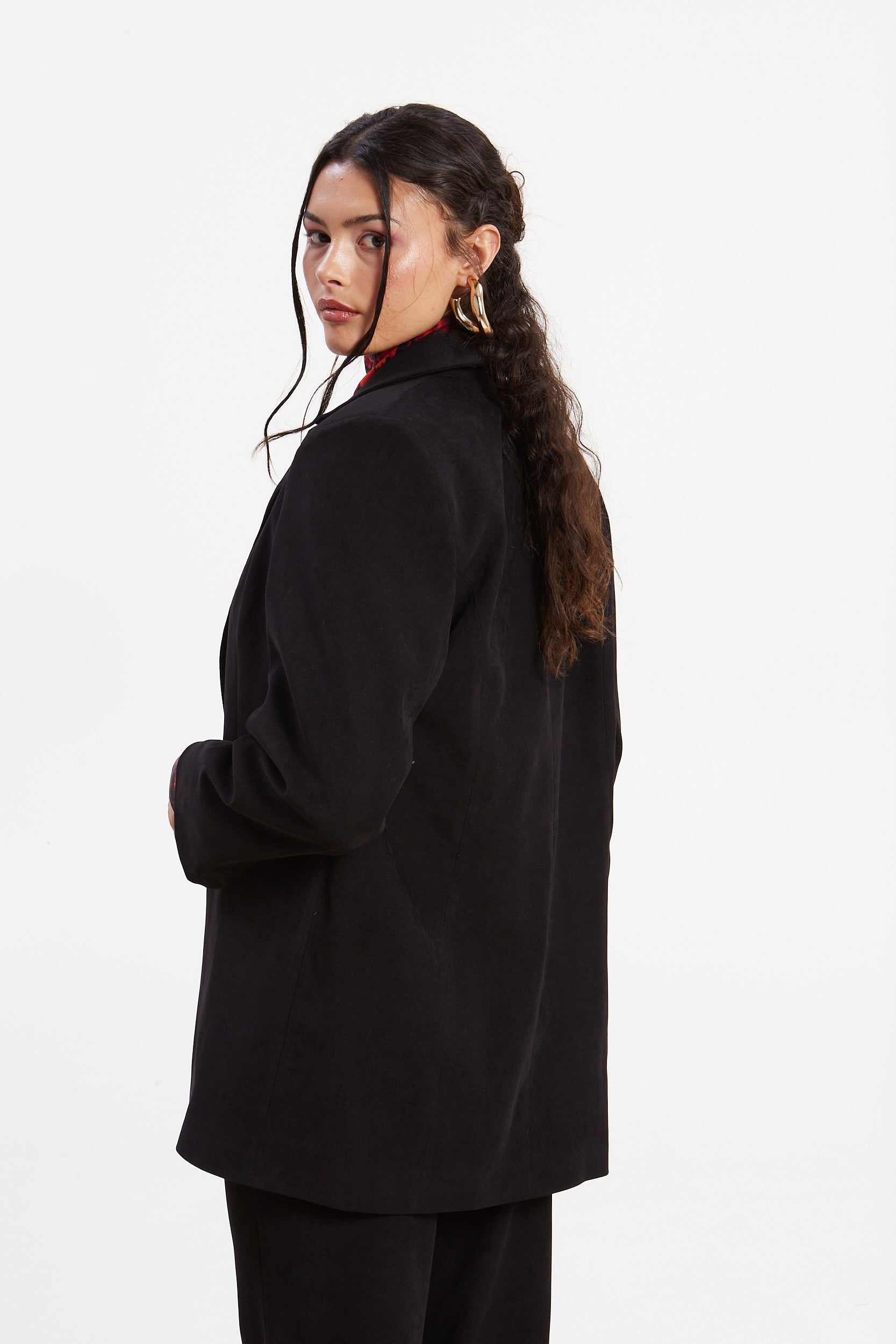 Andrea oversized  black blazer