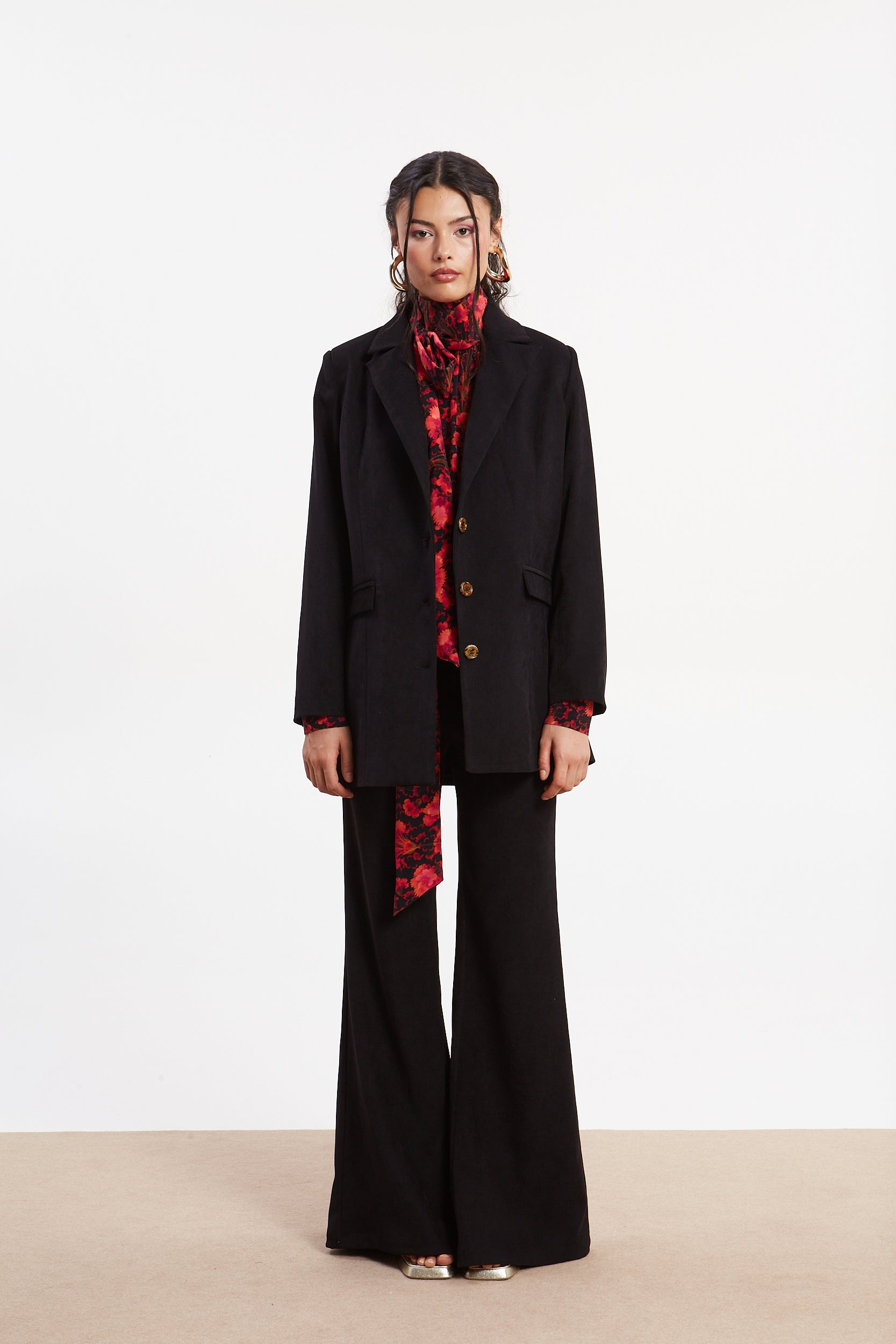 Andrea flare black pants