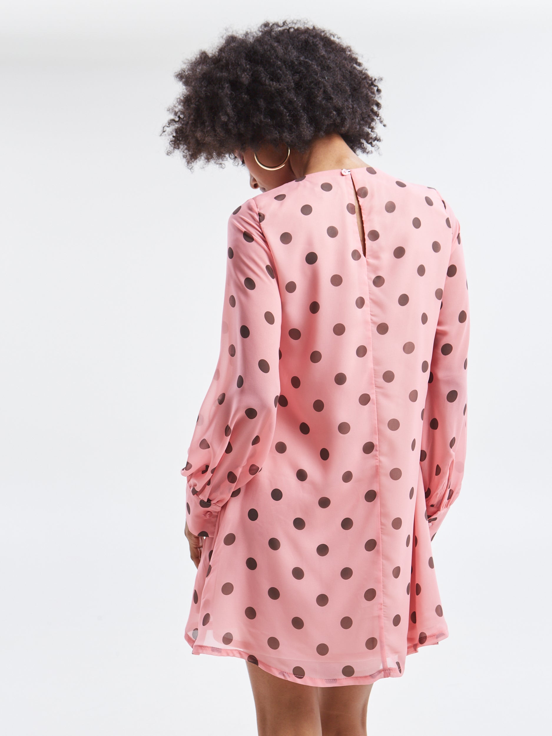 Aelia polka dot mini dress