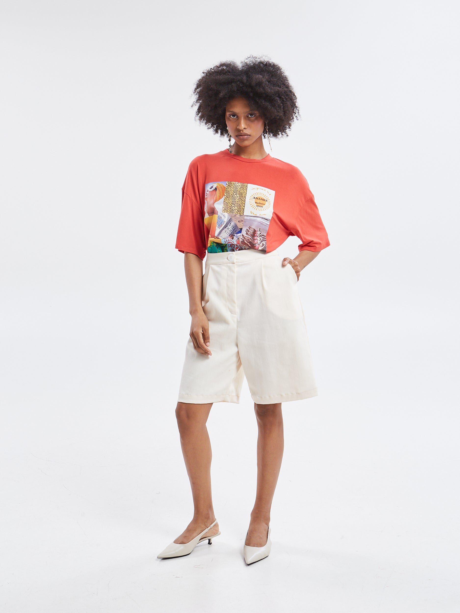 Heliora red t-shirt