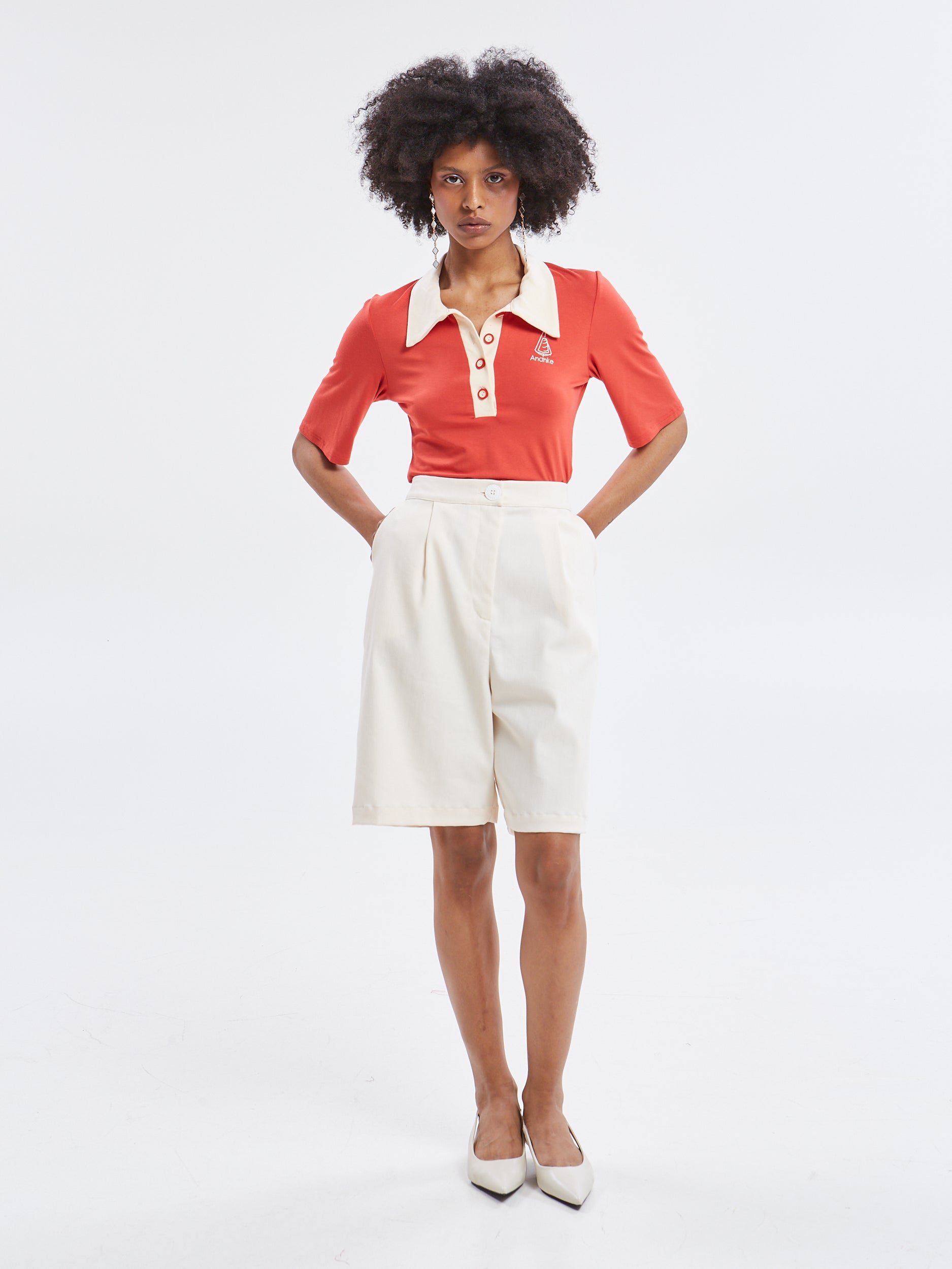 Yara polo red top