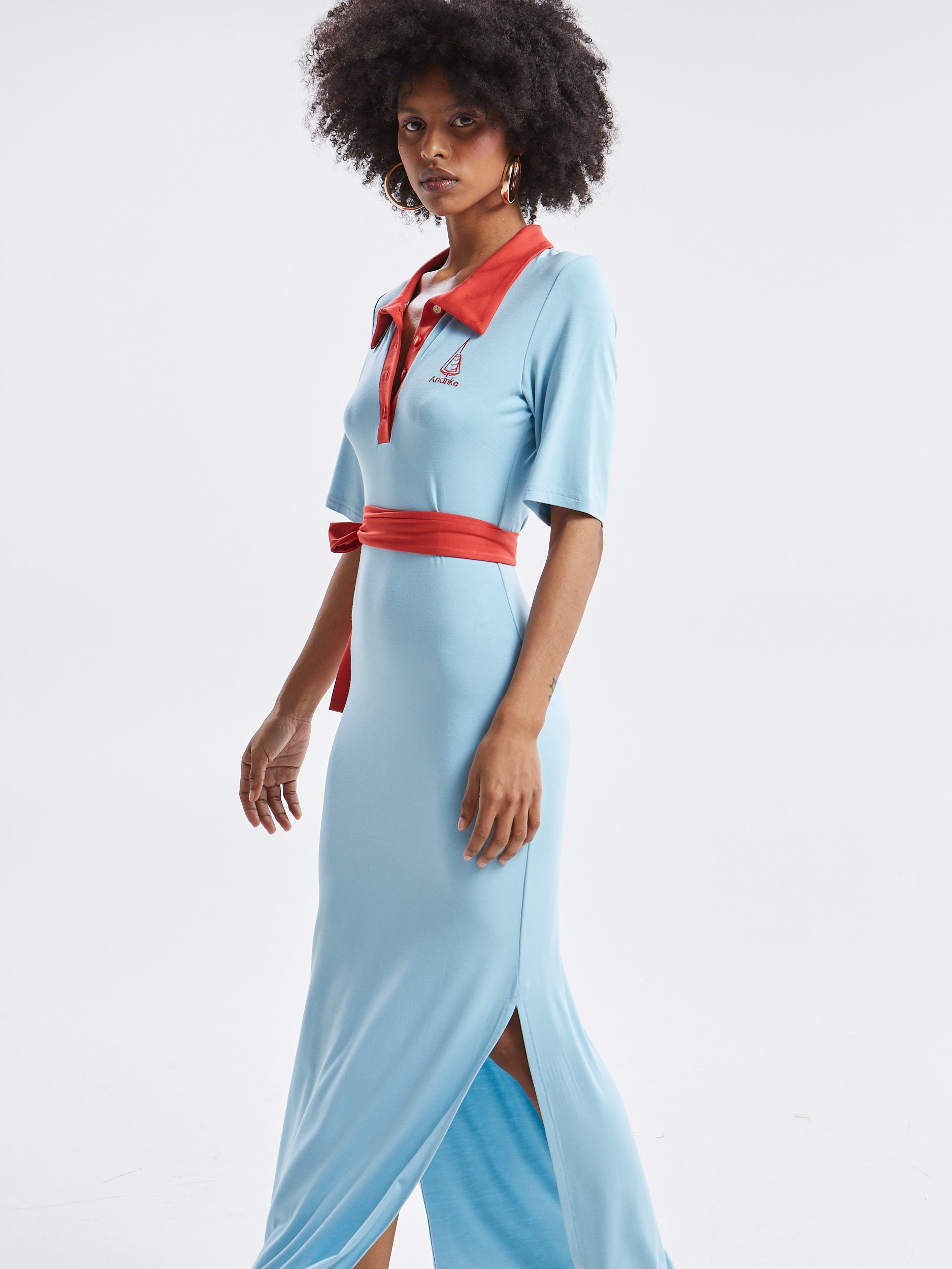 Yara polo ciel dress
