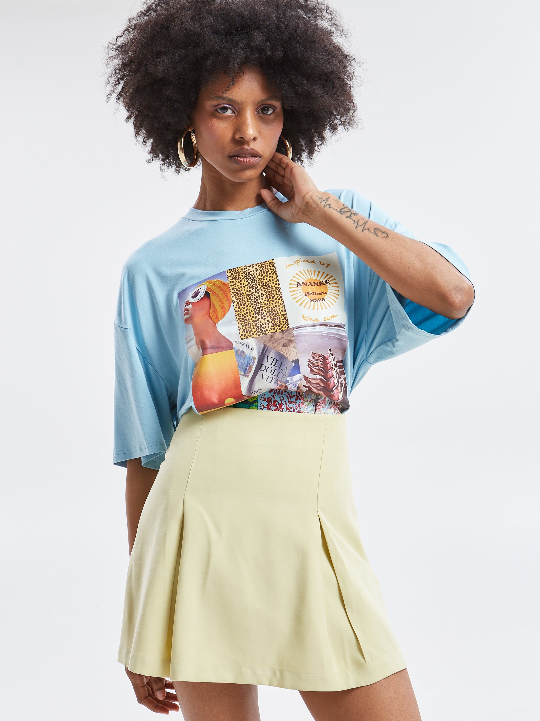 Mireya mini banana skirt