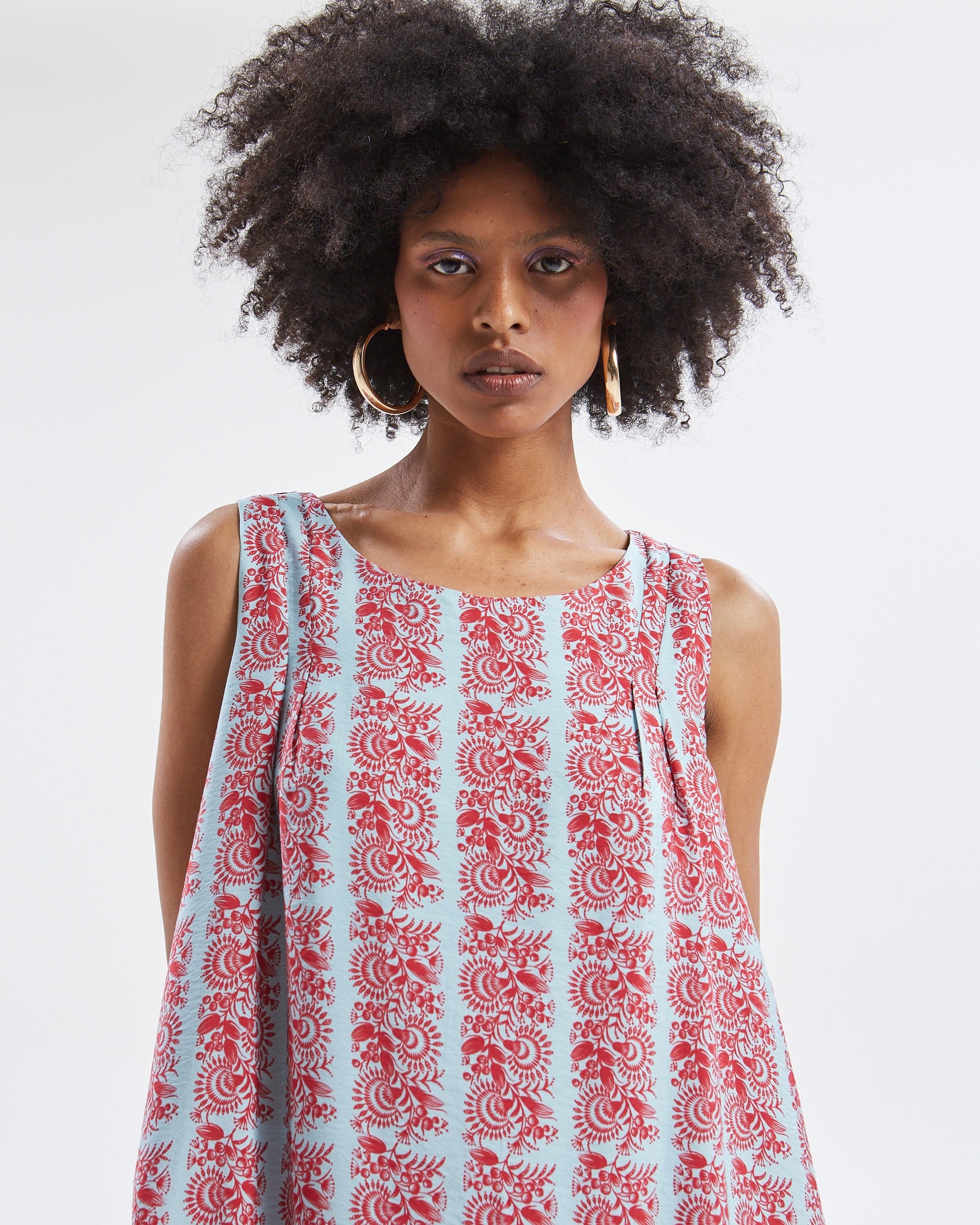 Frances rayon floral dress