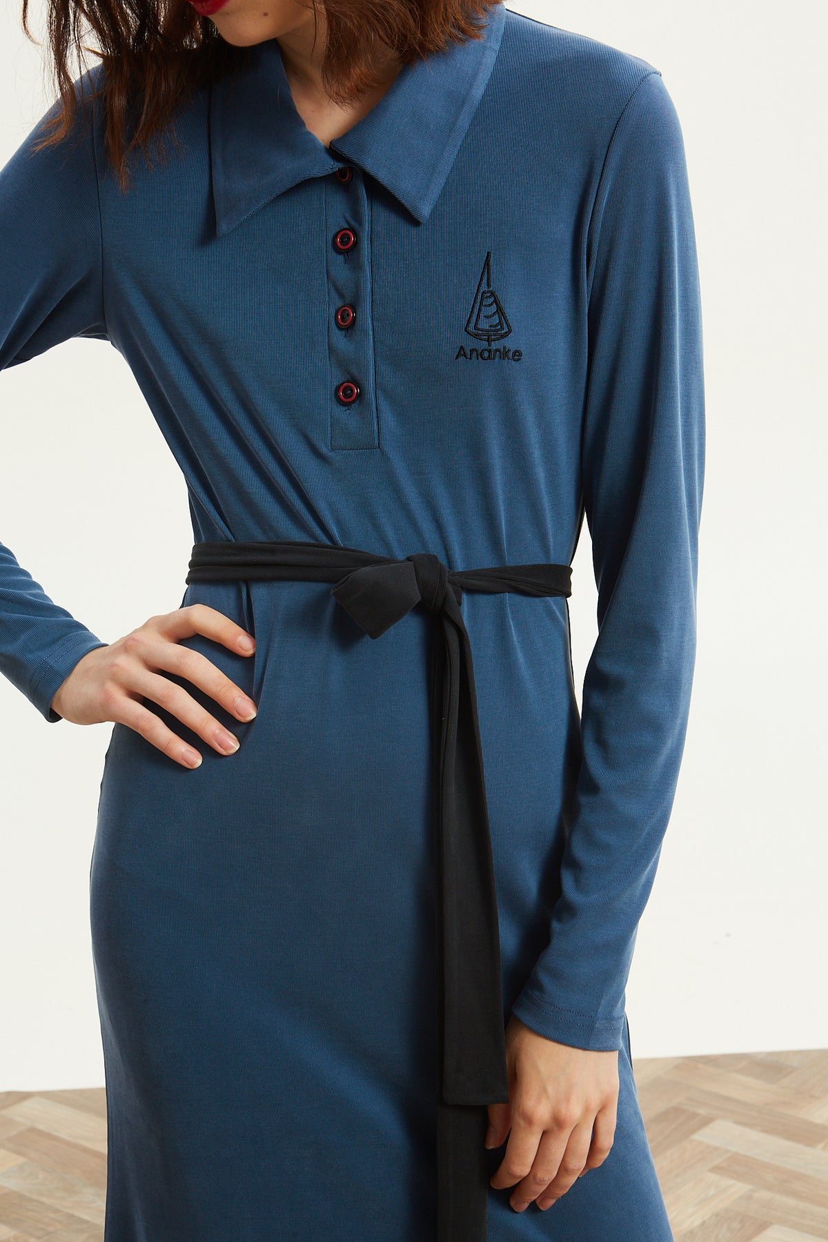Nina polo blue dress