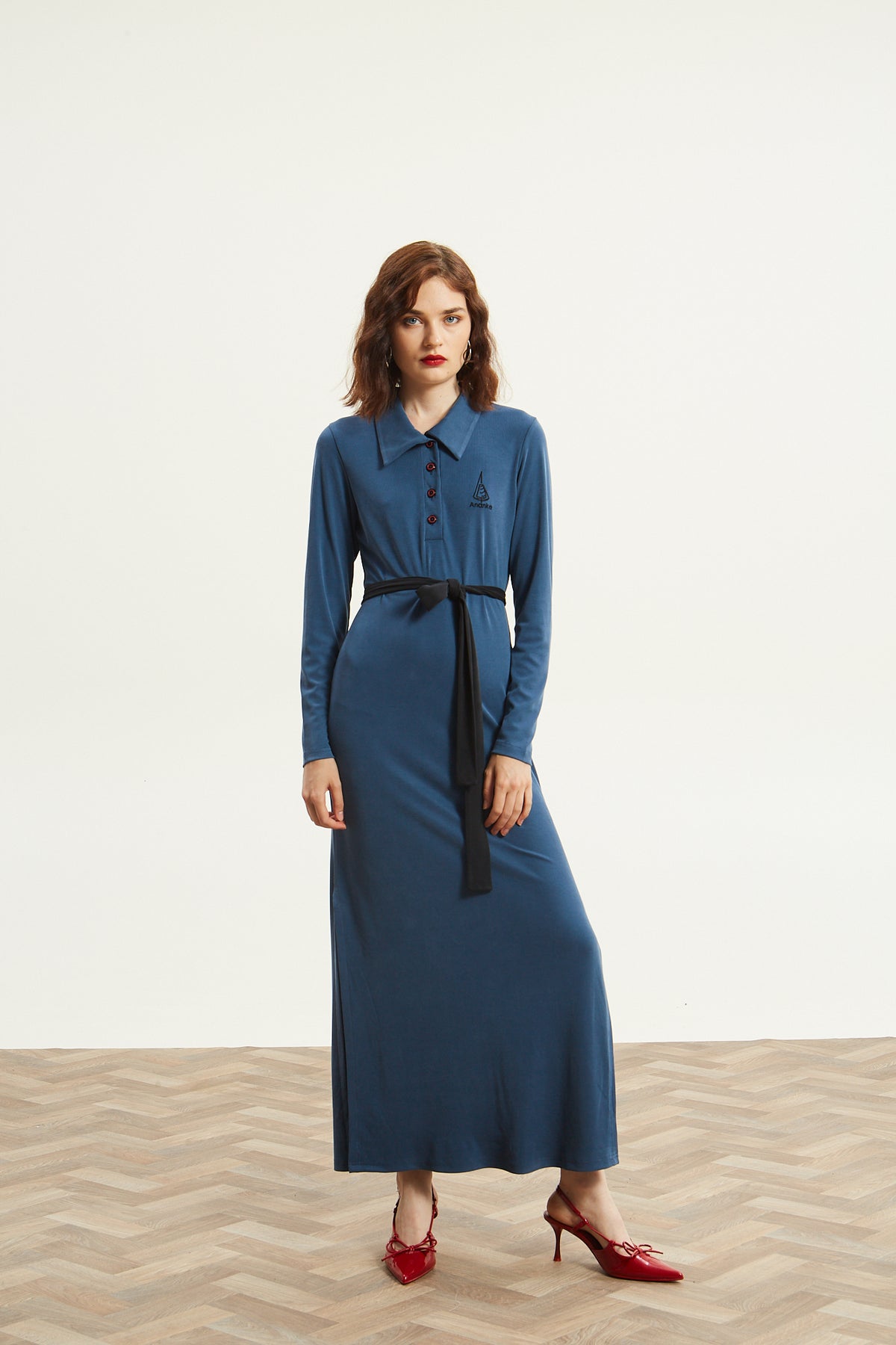 Nina polo blue dress