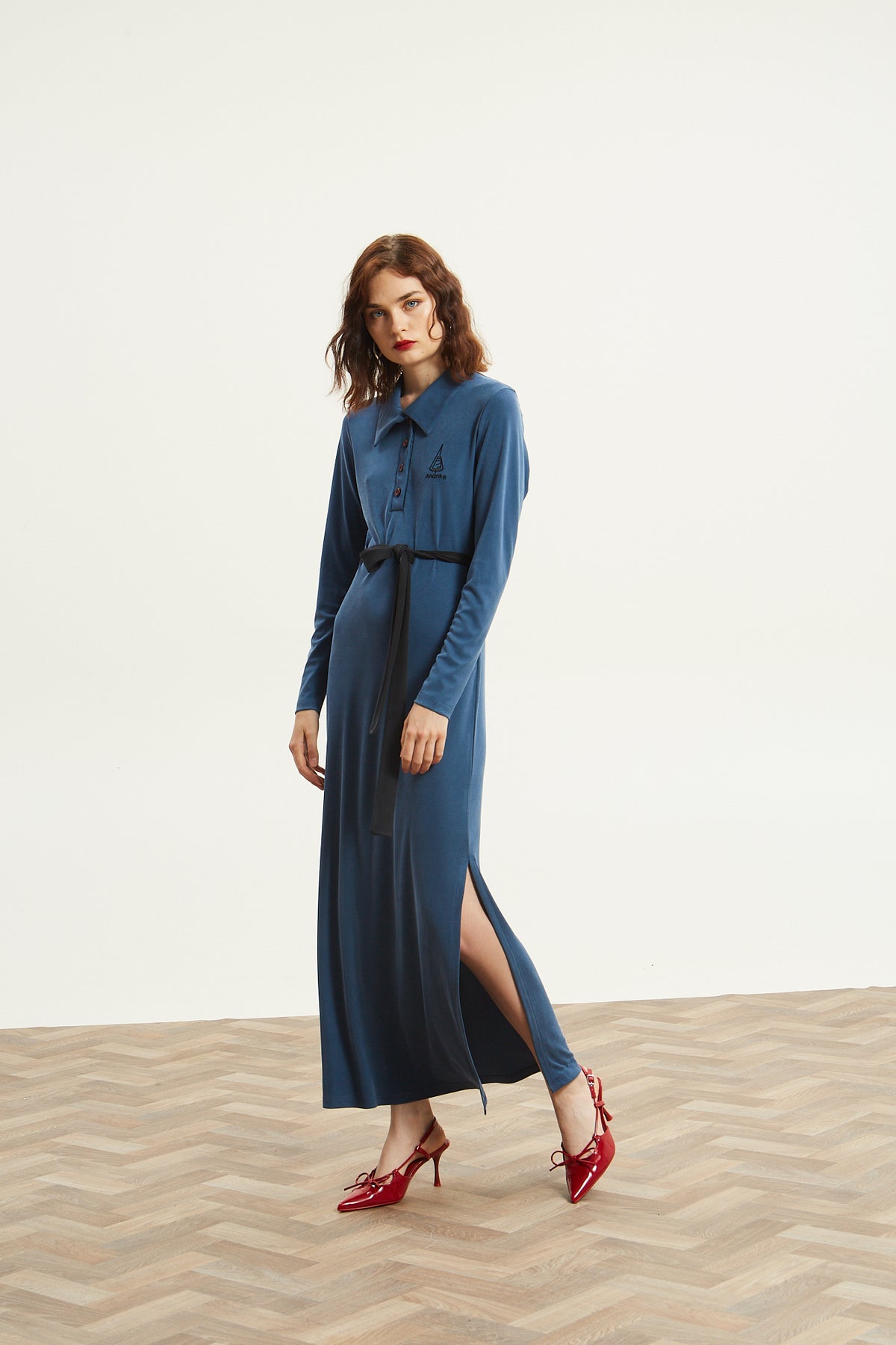 Nina polo blue dress
