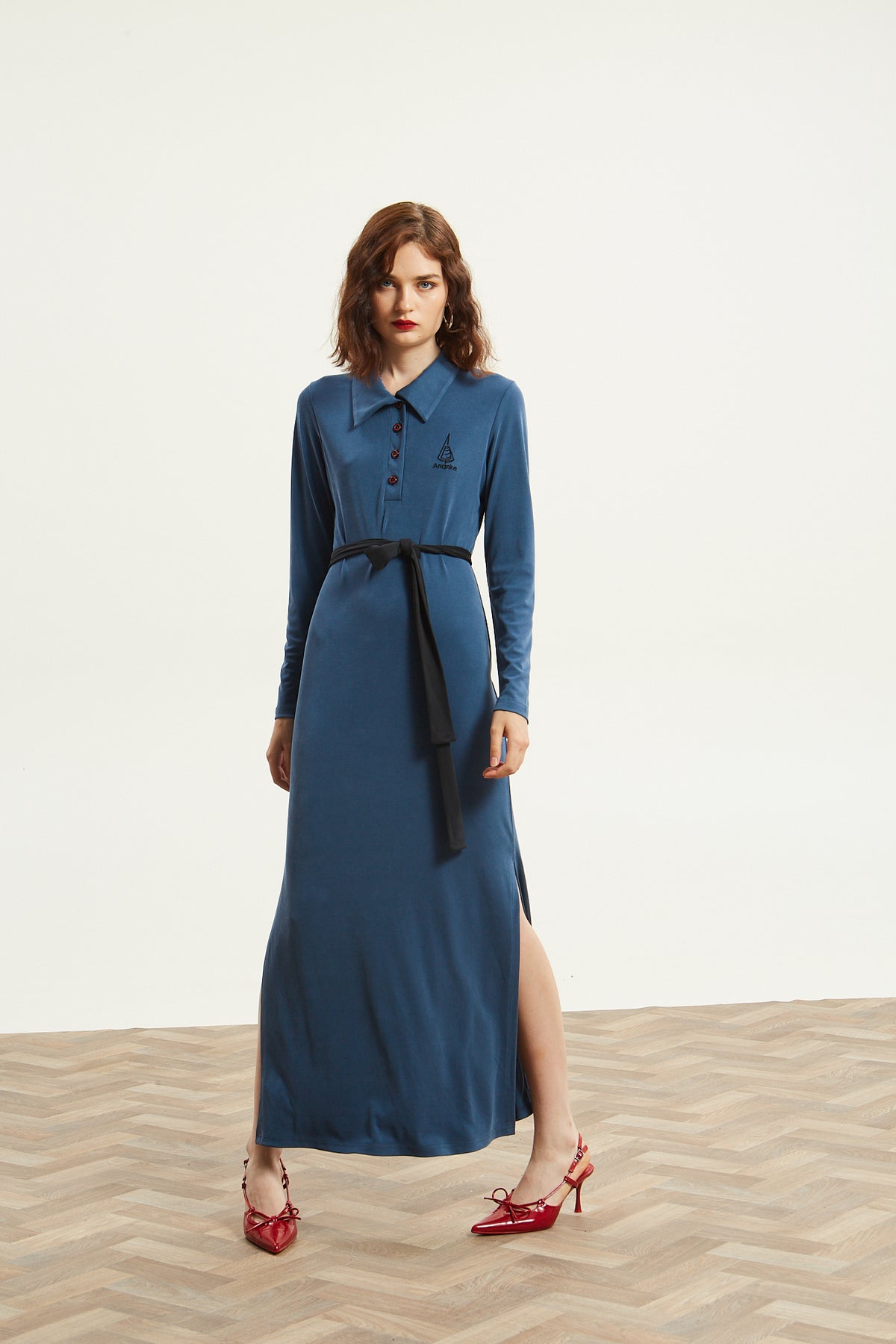 Nina polo blue dress