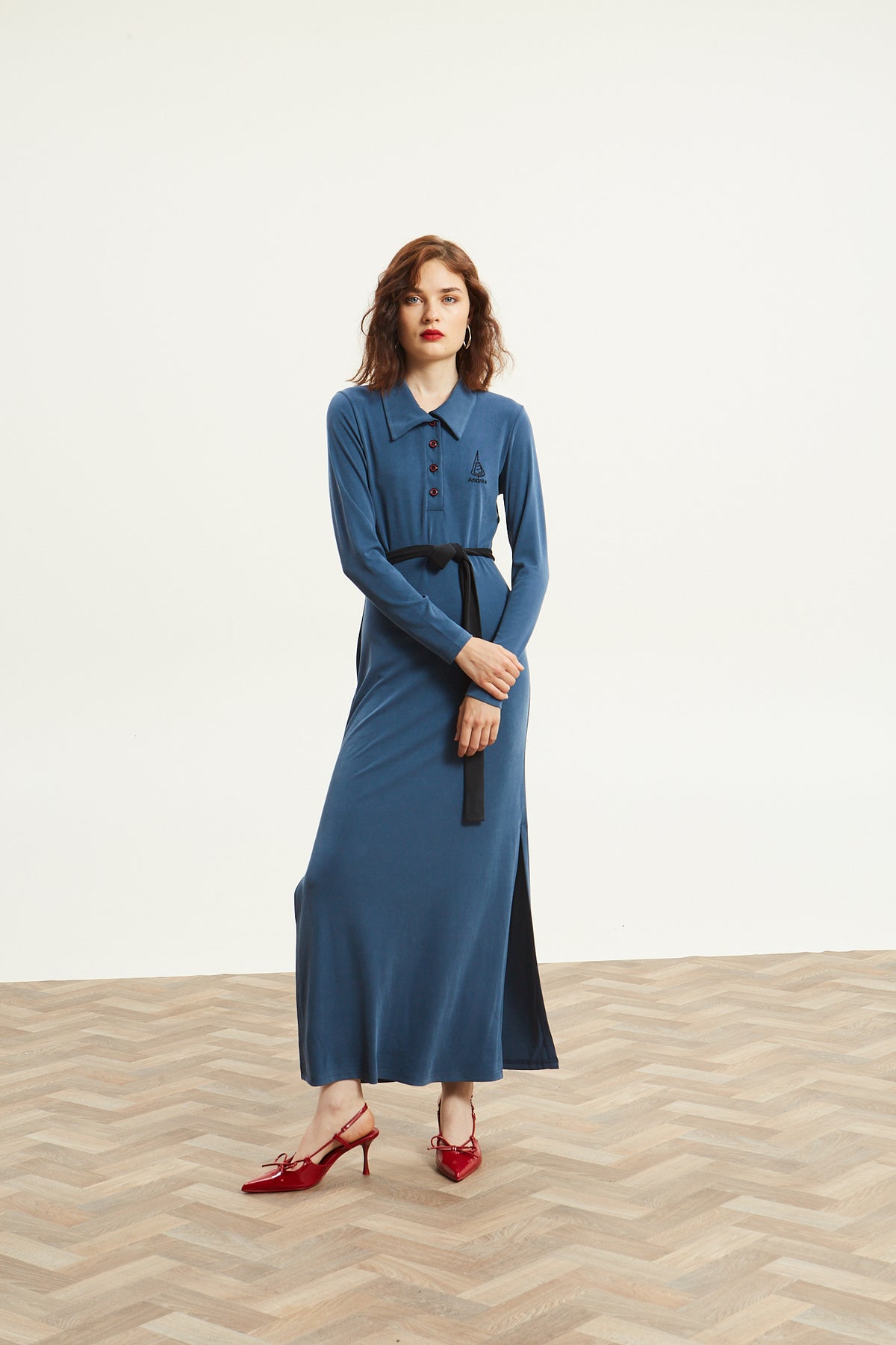 Nina polo blue dress