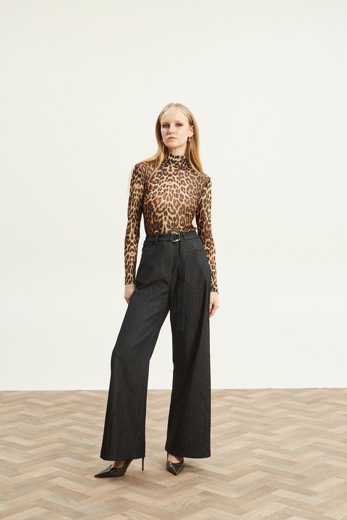 Kali denim black pants
