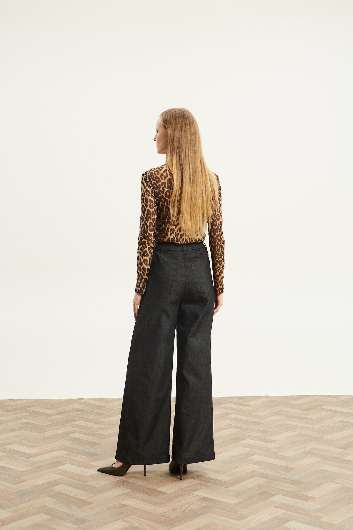 Kali denim black pants