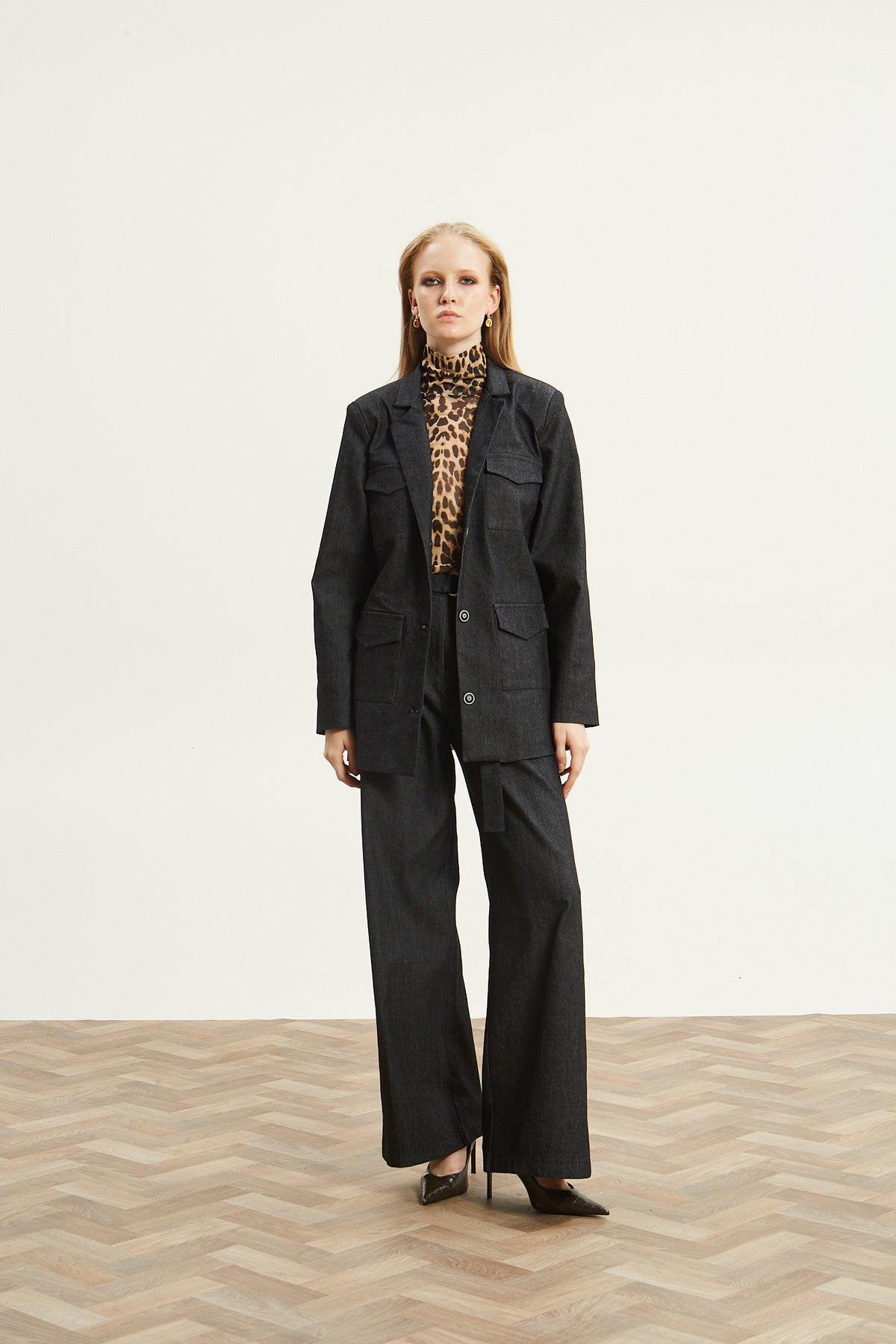 Kali denim black pants