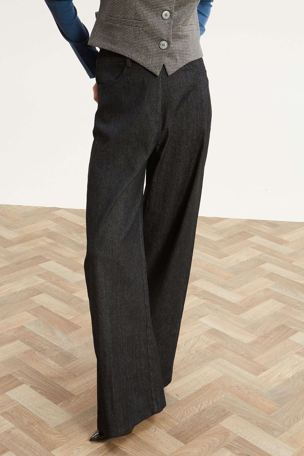Kali denim black pants