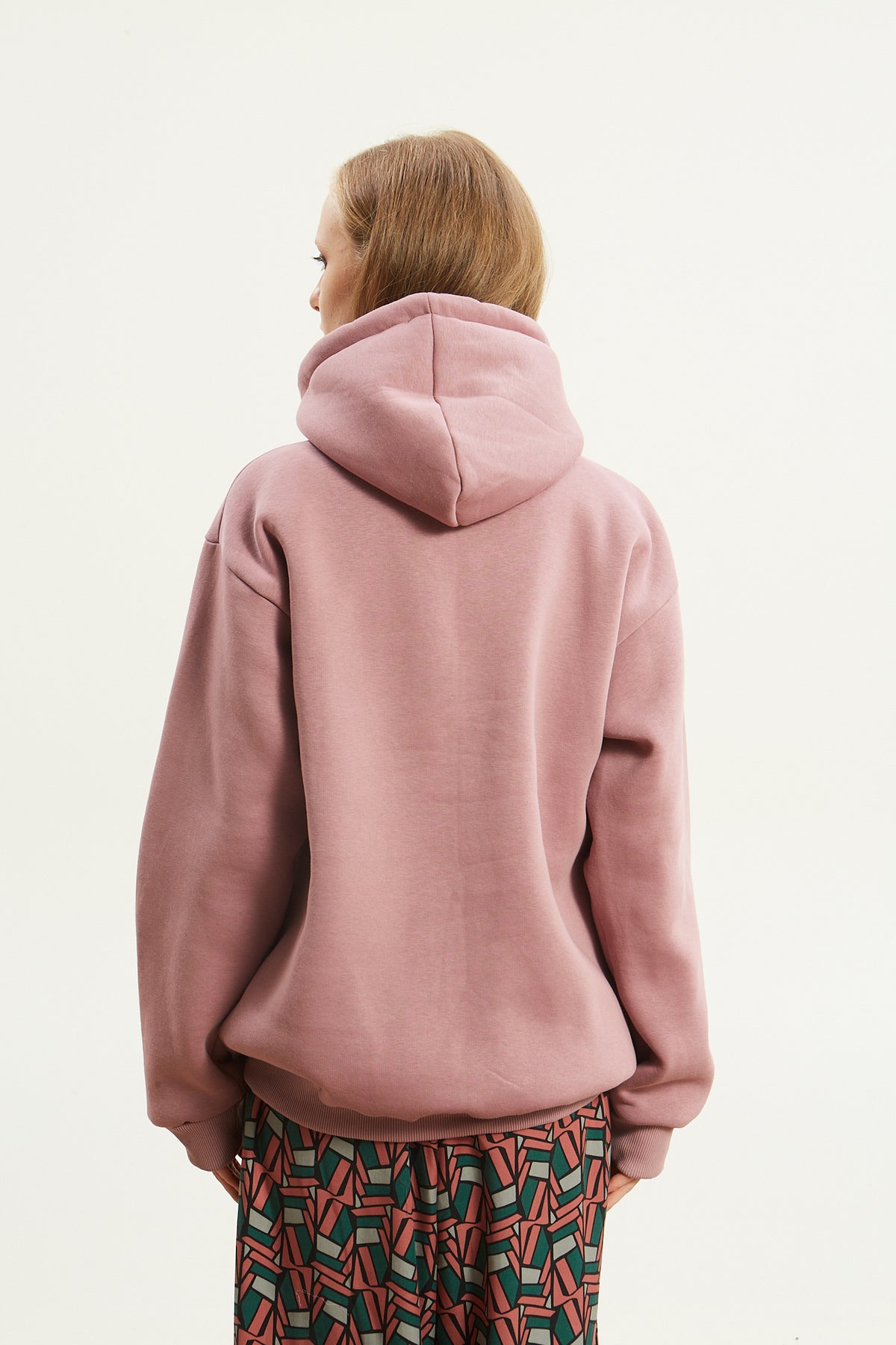 Ananke goddess dusty pink hoodie