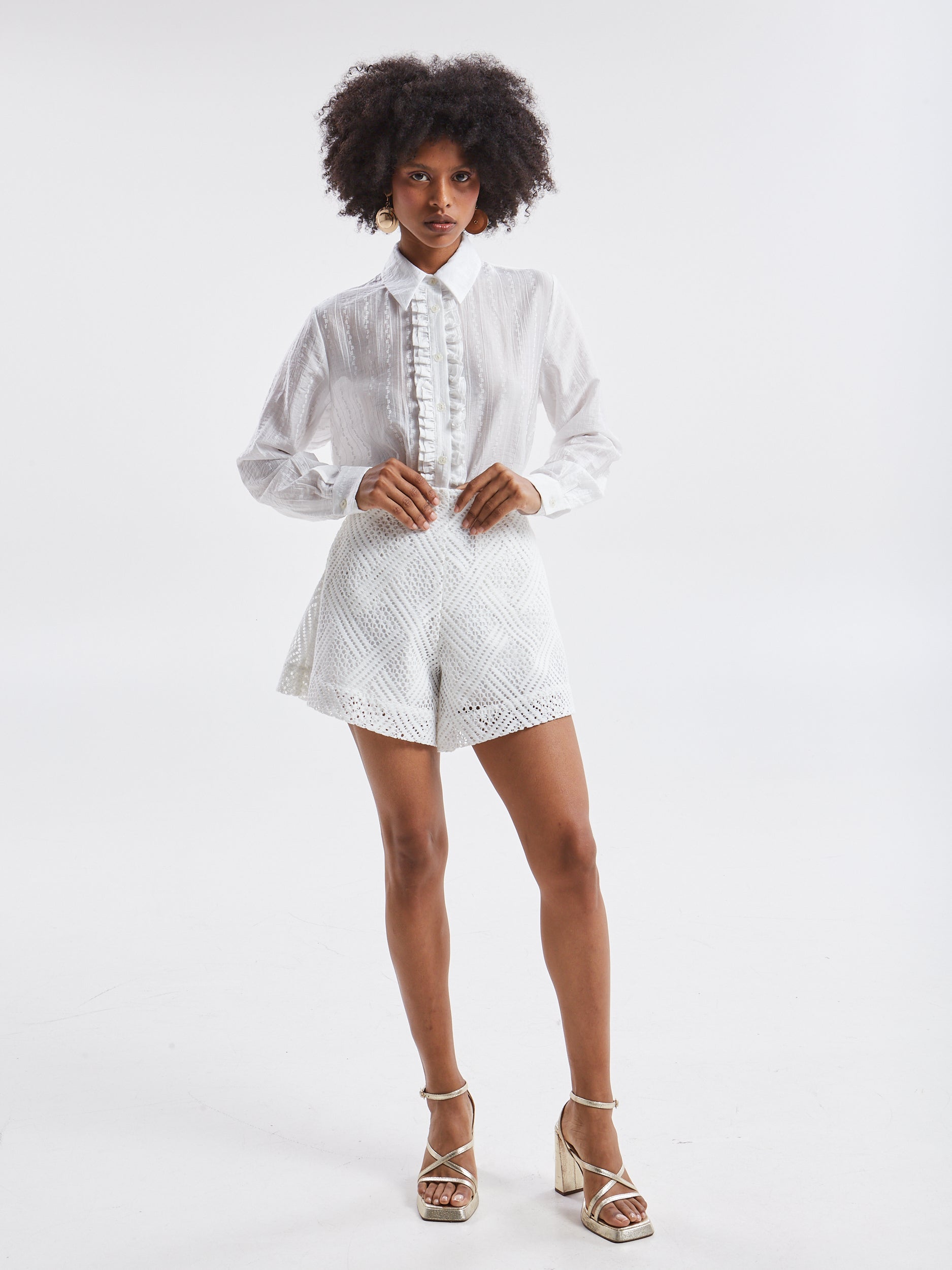 Nora knitted shorts