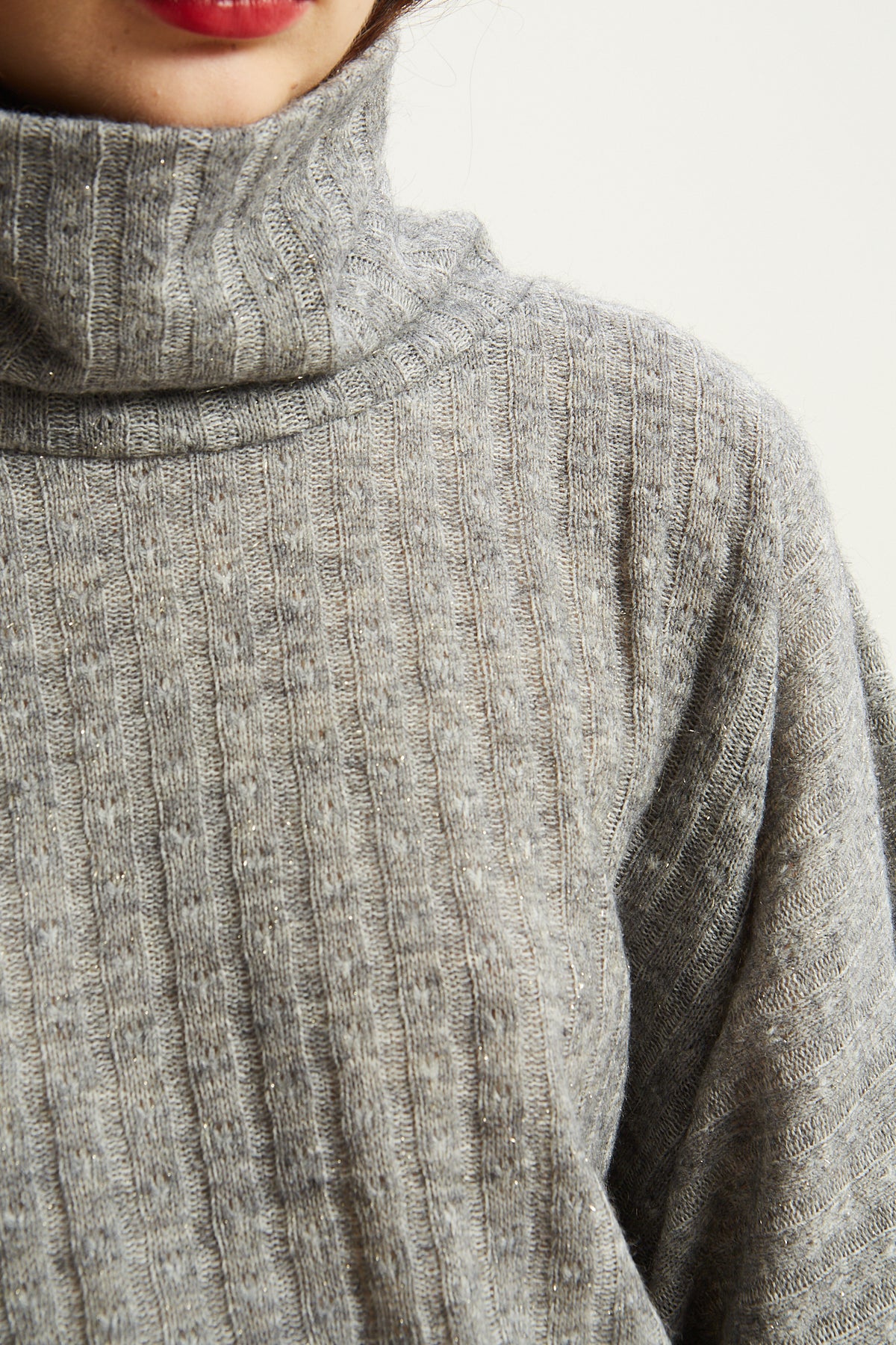 Celia knitted grey sweater