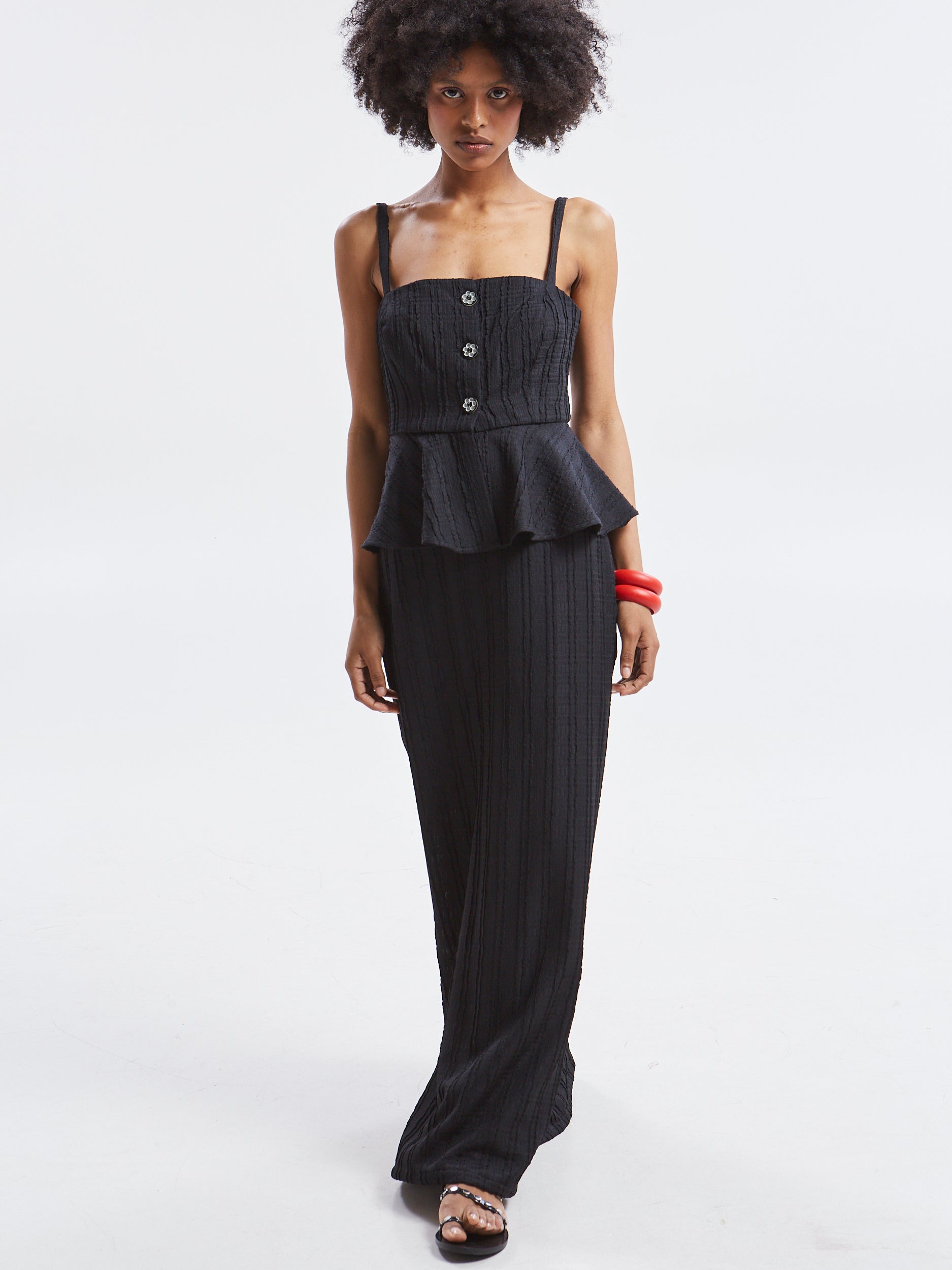 Lucina lace black skirt
