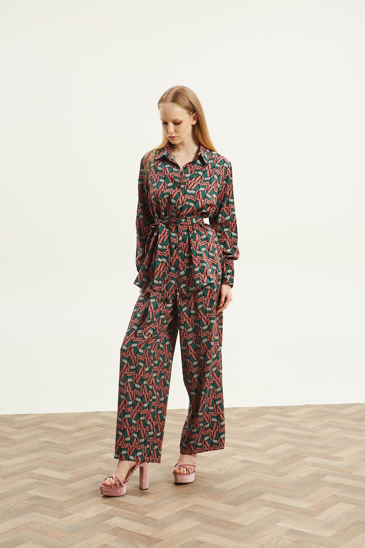 Amora printed pants
