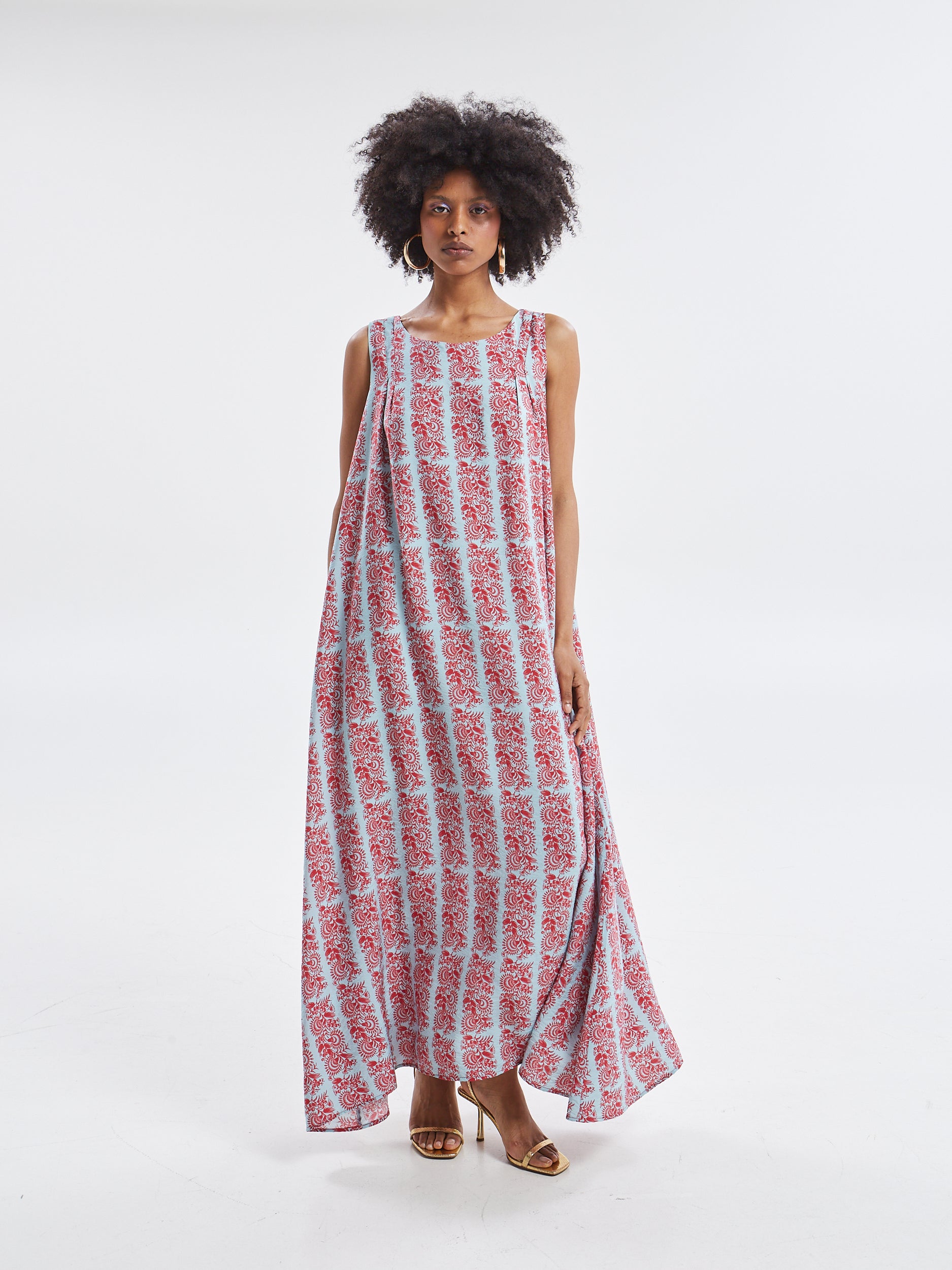 Frances rayon floral dress