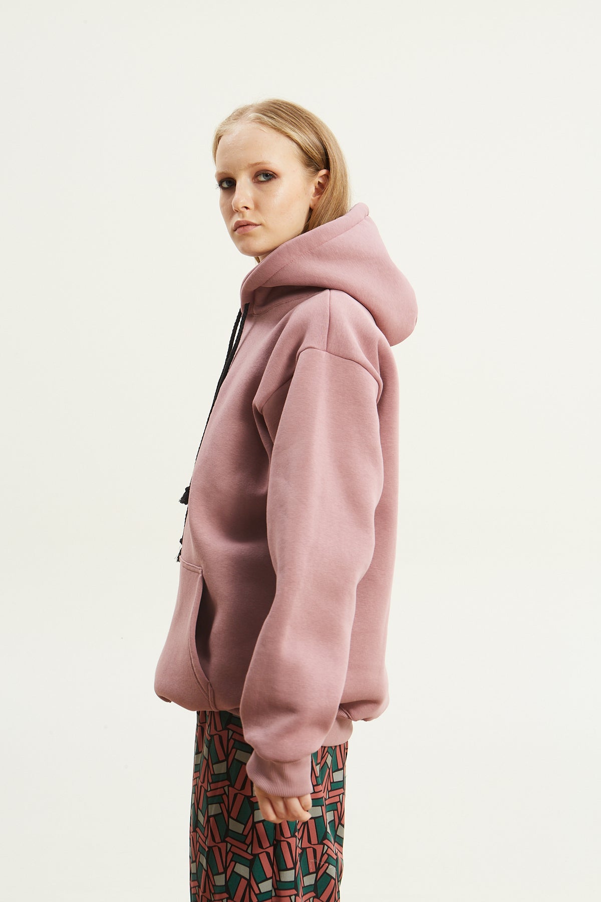 Ananke goddess dusty pink hoodie