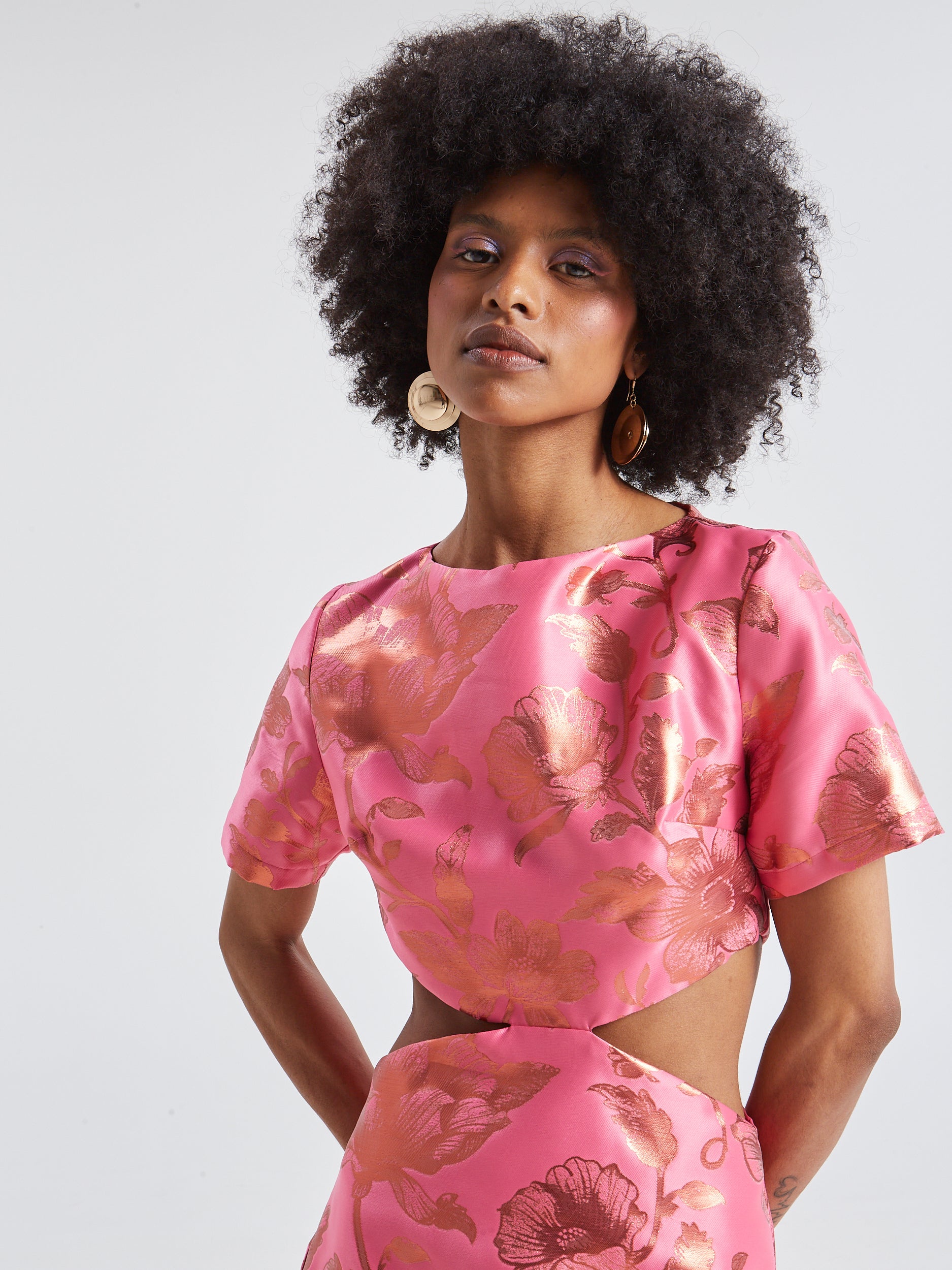 Solene cut out mini dress