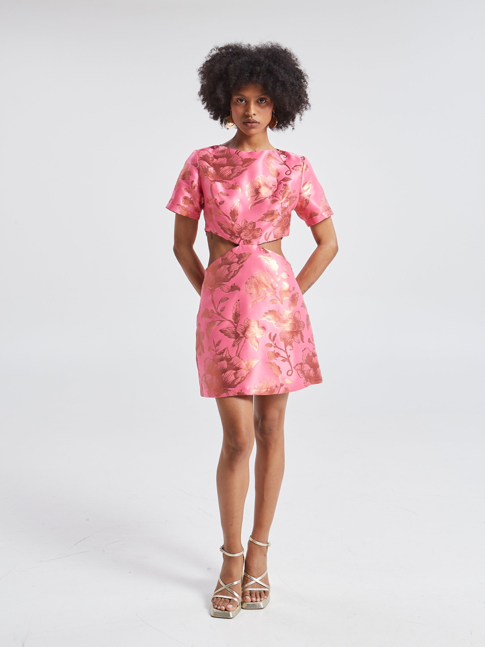 Solene cut out mini dress