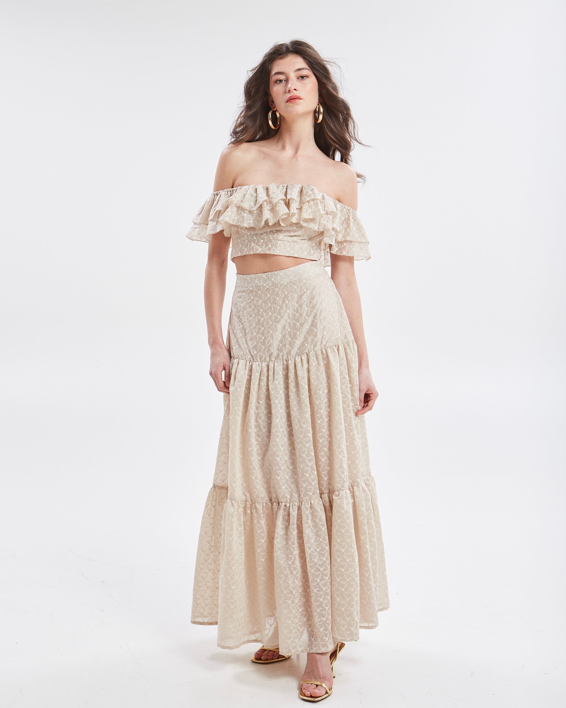 Kaira embroidered skirt