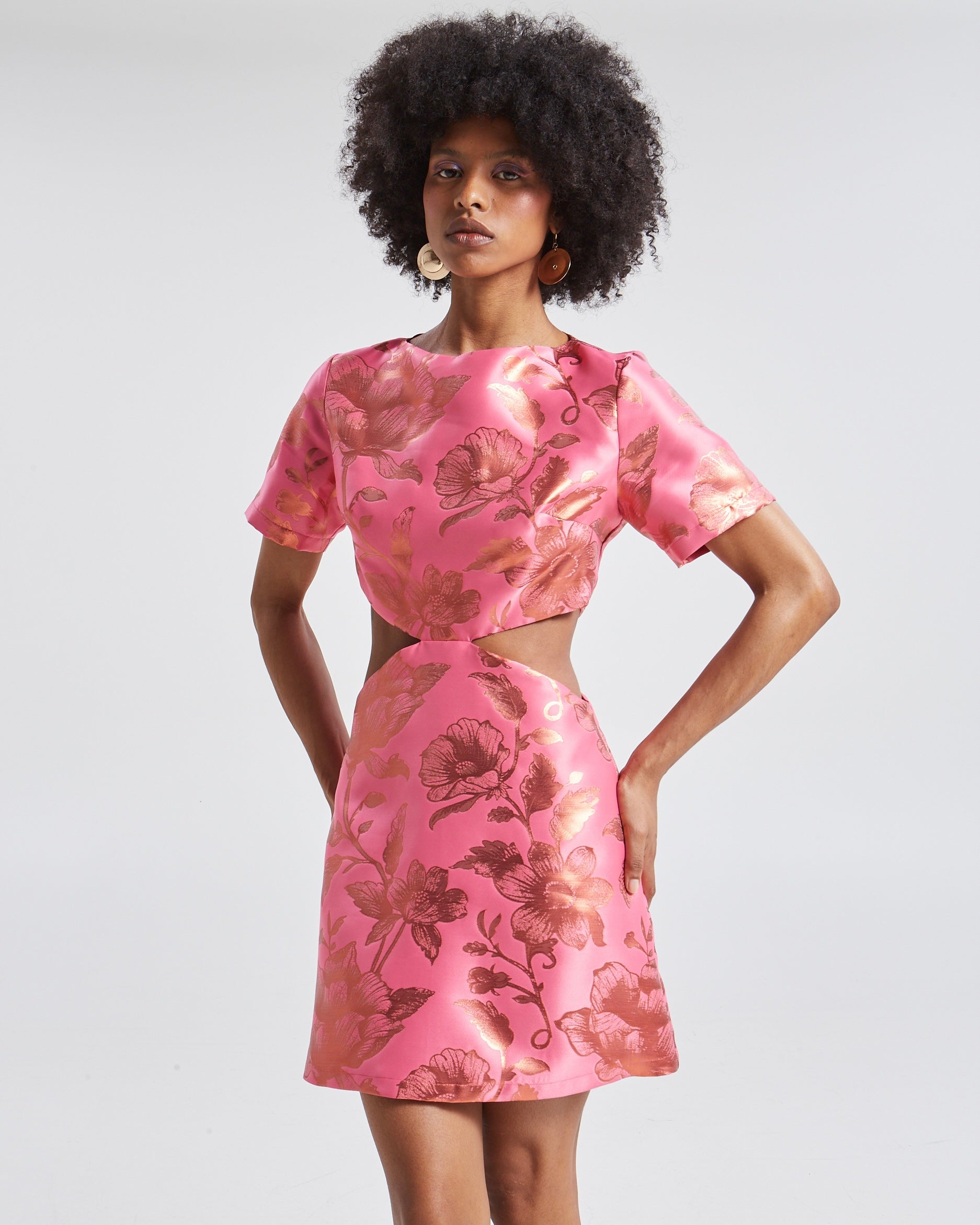 Solene cut out mini dress