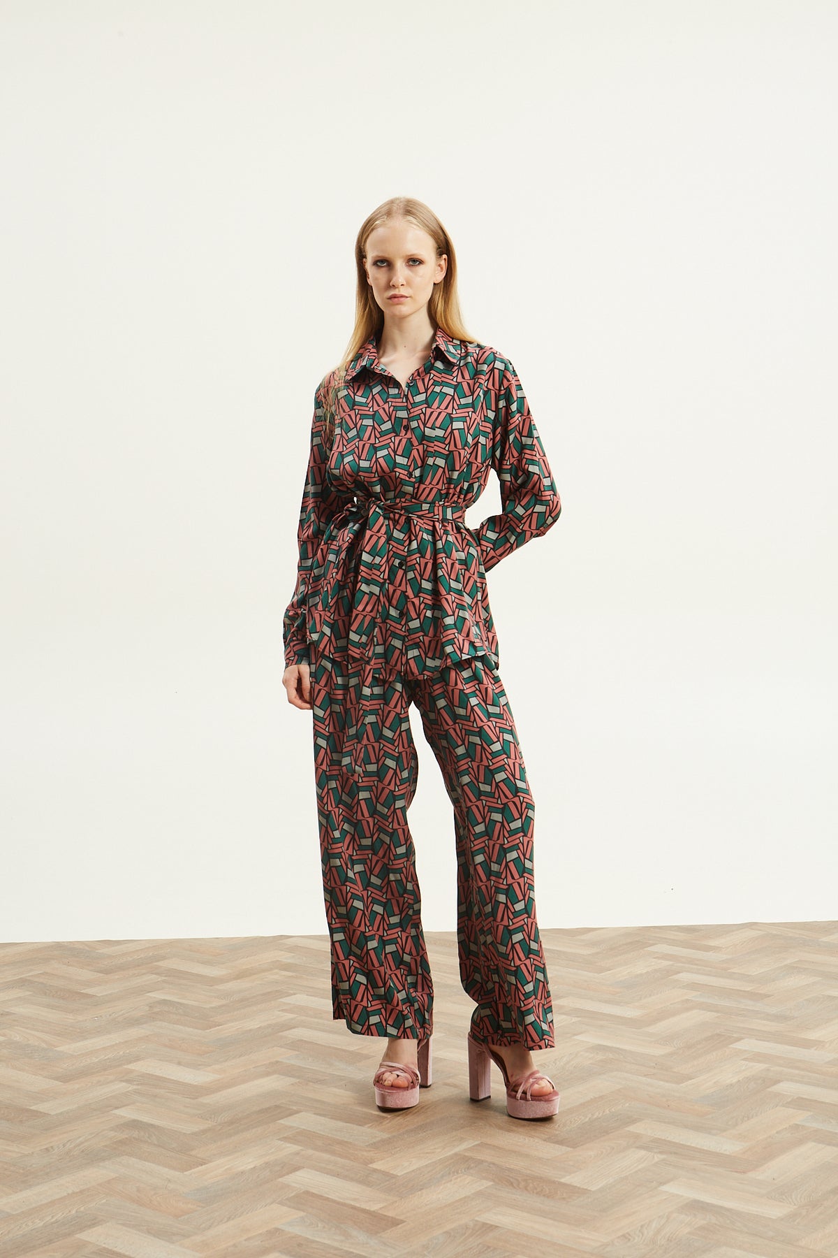 Amora printed pants