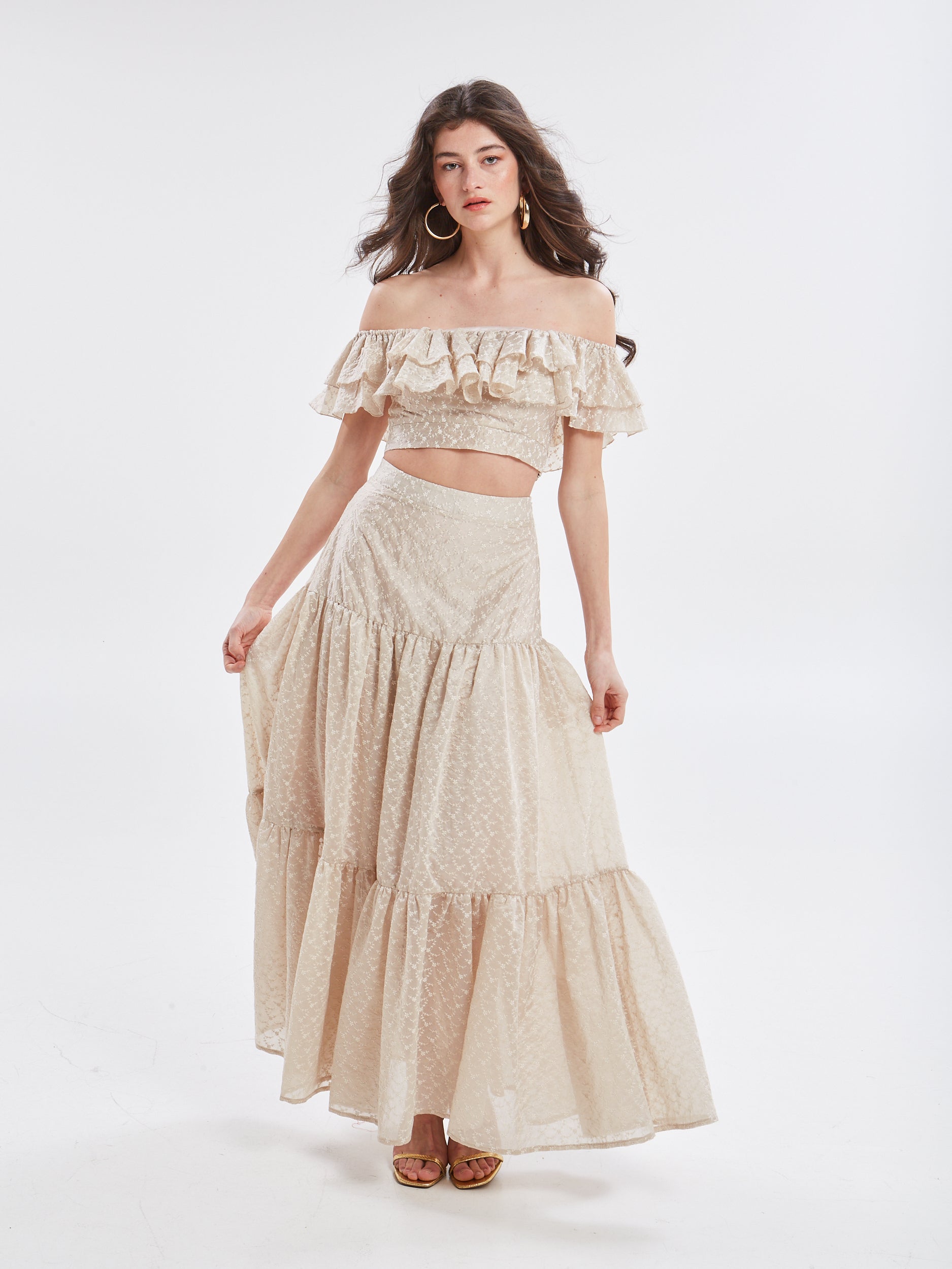 Kaira embroidered skirt