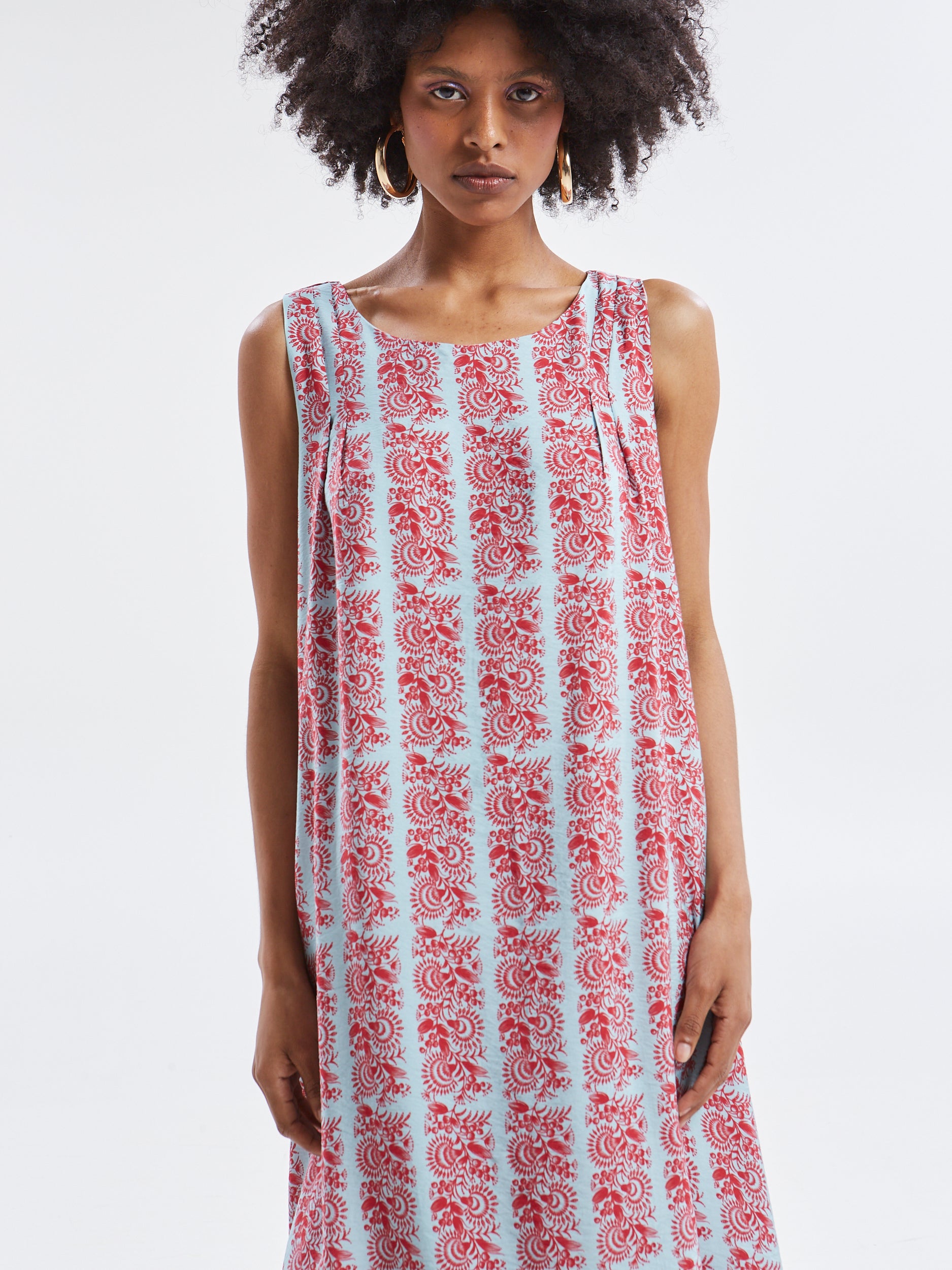 Frances rayon floral dress
