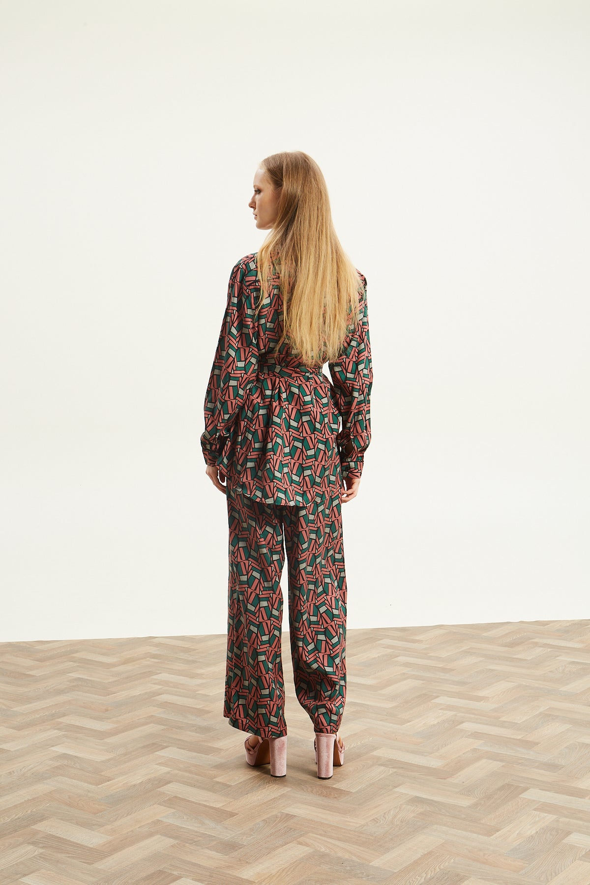 Amora printed pants