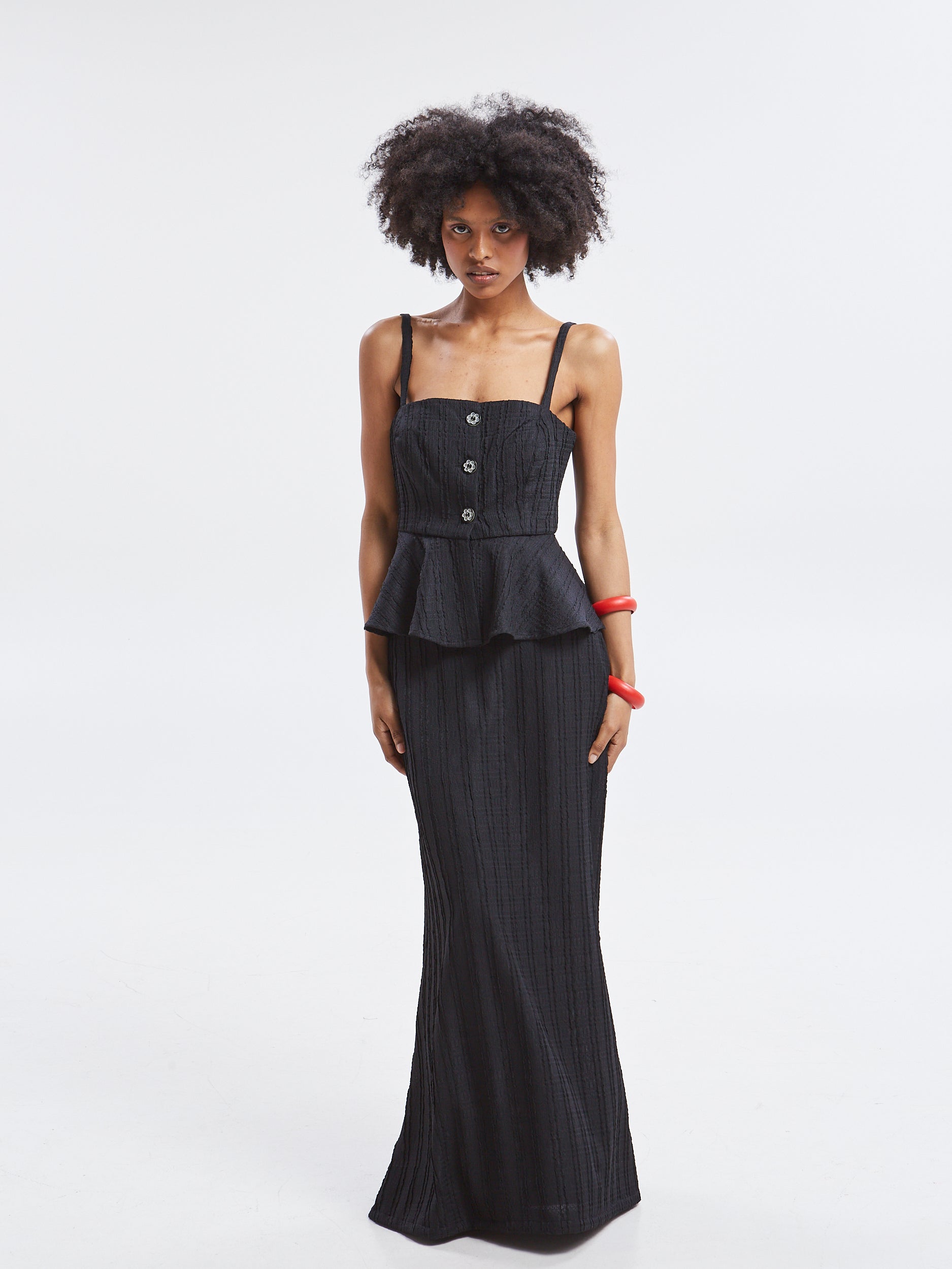 Lucina lace black skirt