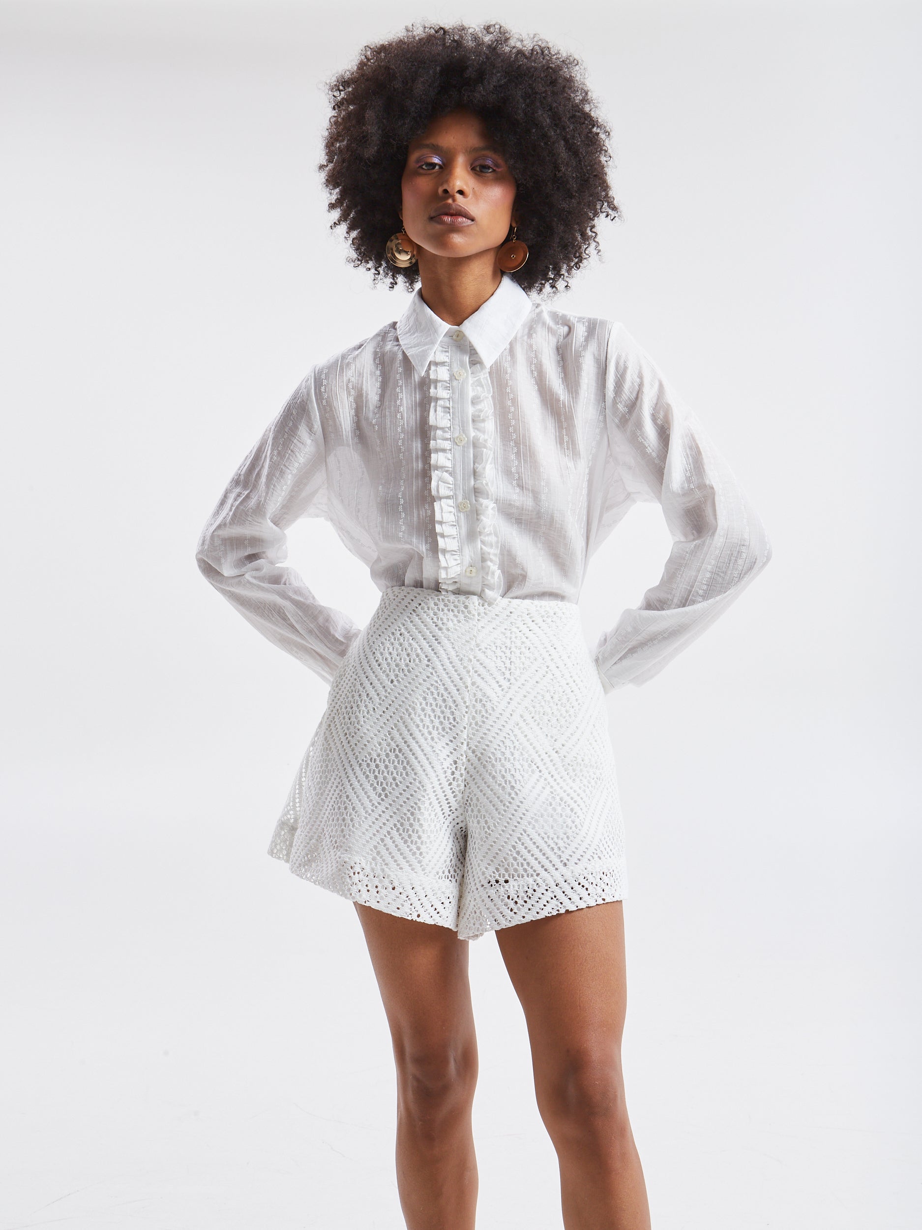 Nora knitted shorts