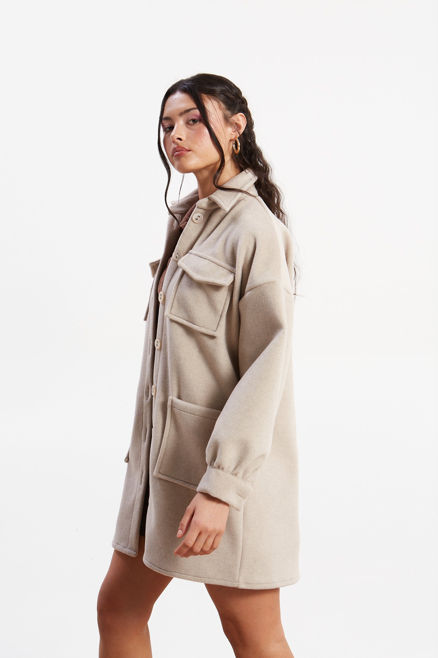 Rosa beige overshirt