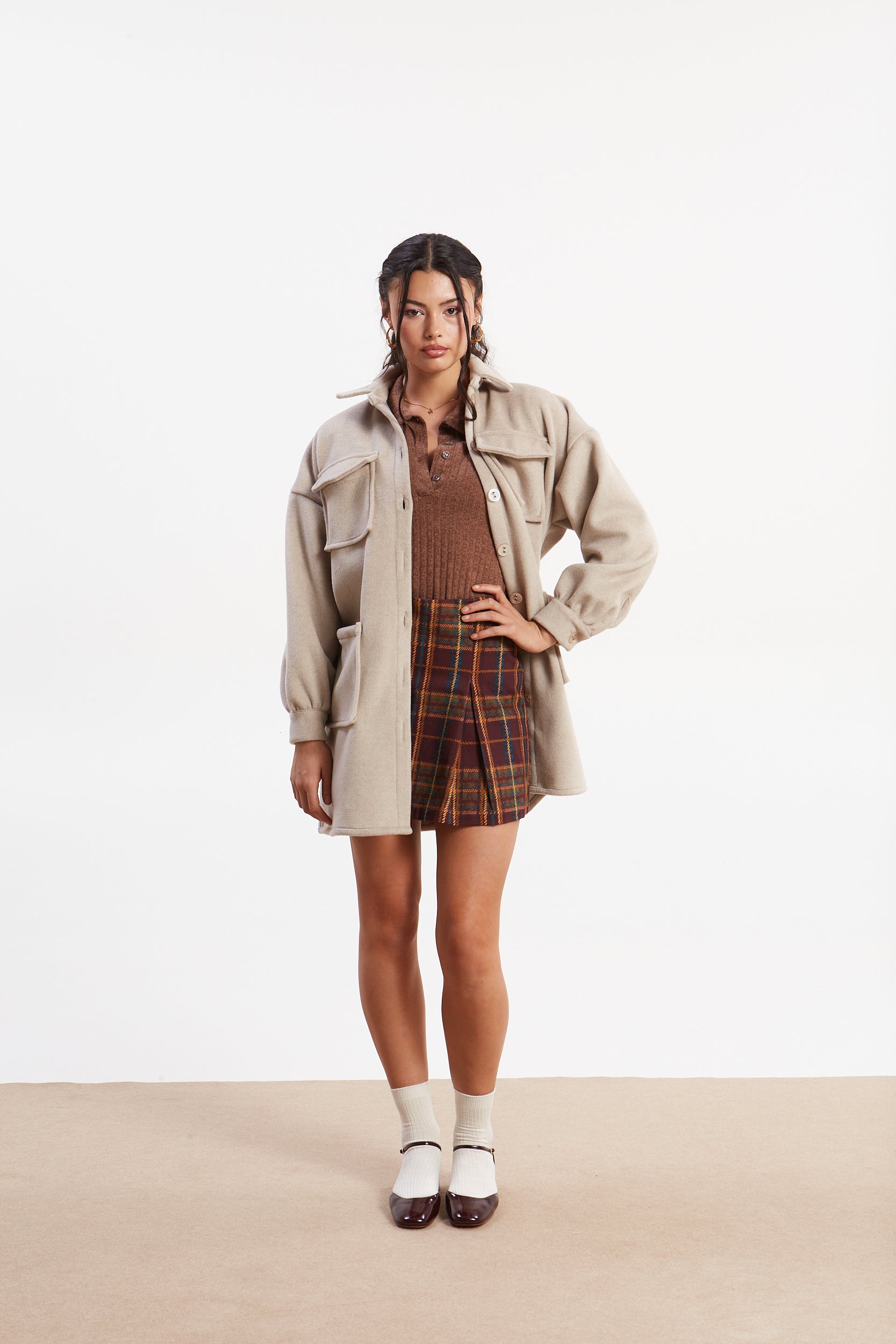 Rosa beige overshirt