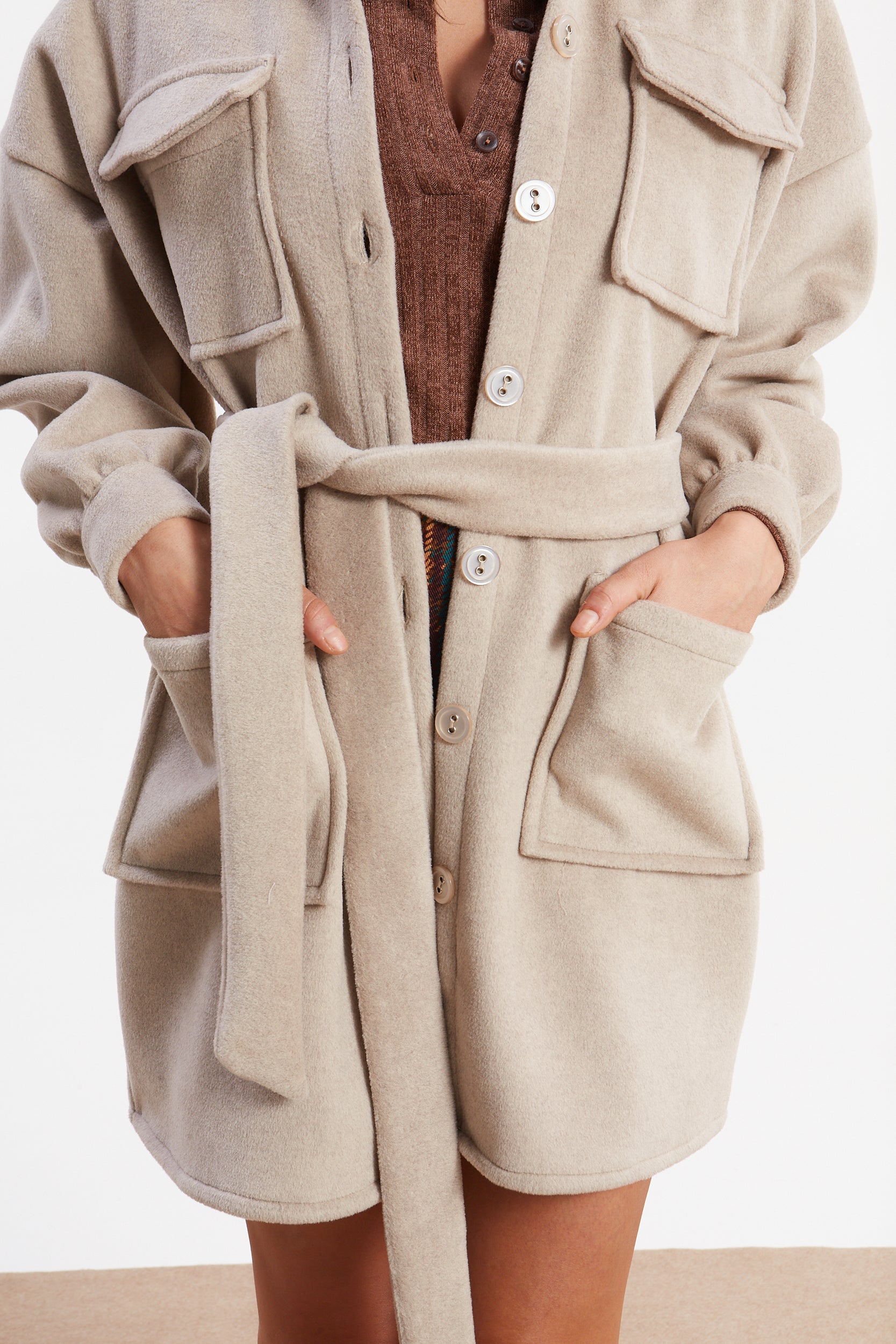 Rosa beige overshirt