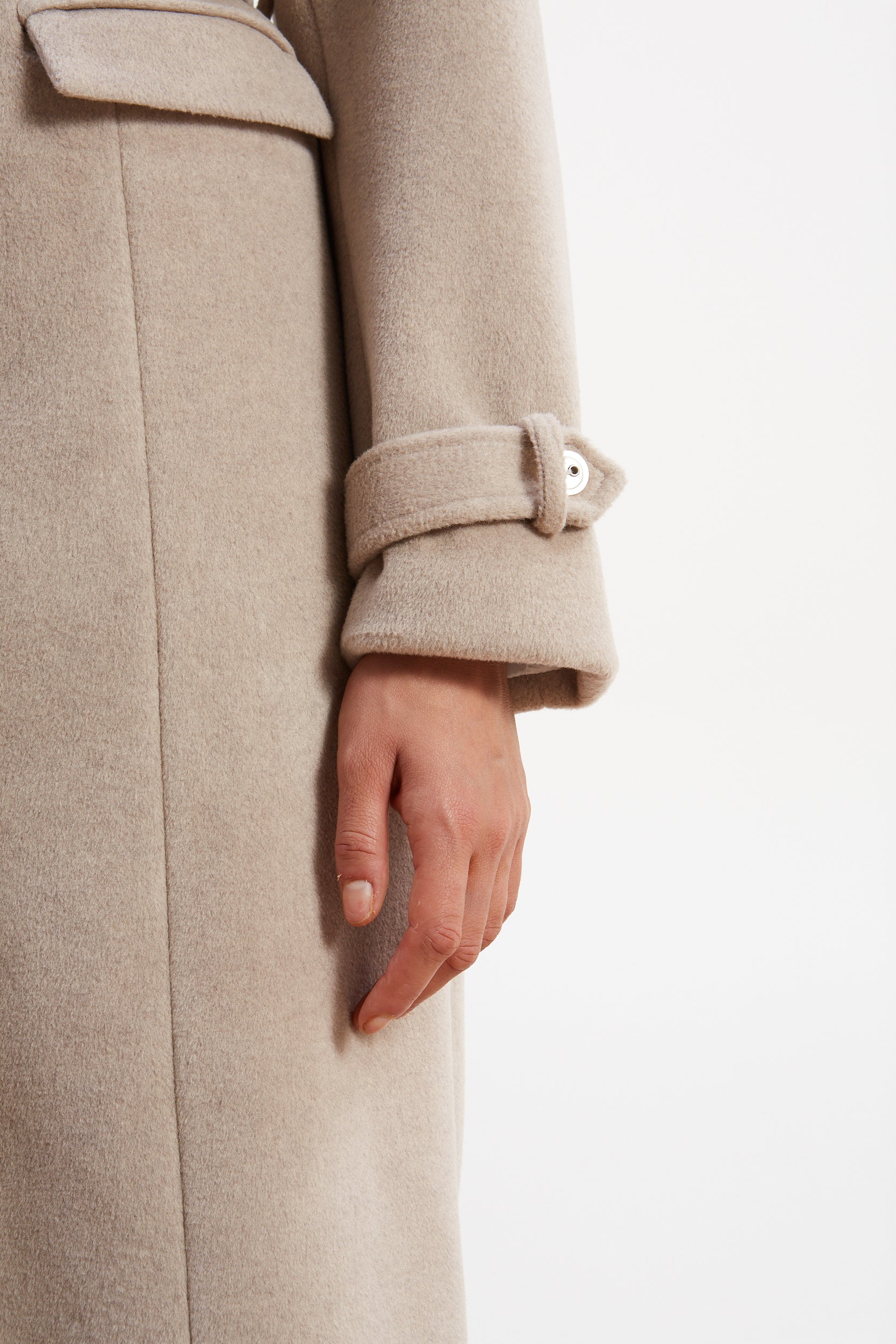 Rosa beige long coat